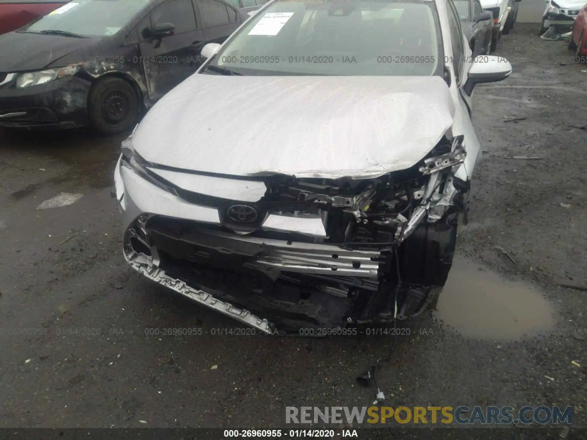 6 Photograph of a damaged car JTDFPRAE9LJ015955 TOYOTA COROLLA 2020