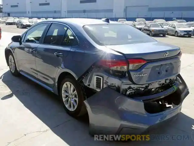 3 Photograph of a damaged car JTDFPRAE9LJ054268 TOYOTA COROLLA 2020