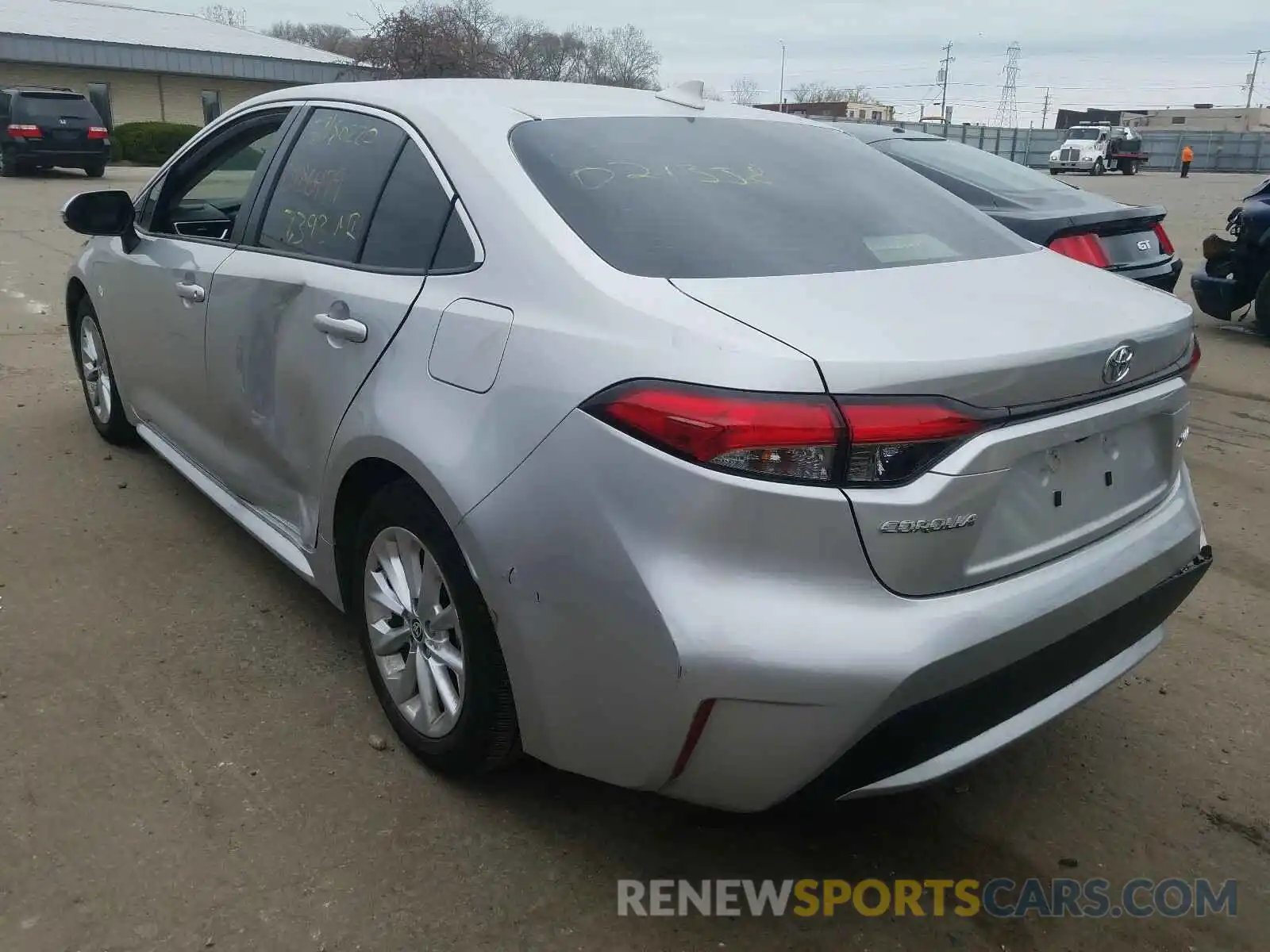 3 Photograph of a damaged car JTDFPRAE9LJ082376 TOYOTA COROLLA 2020