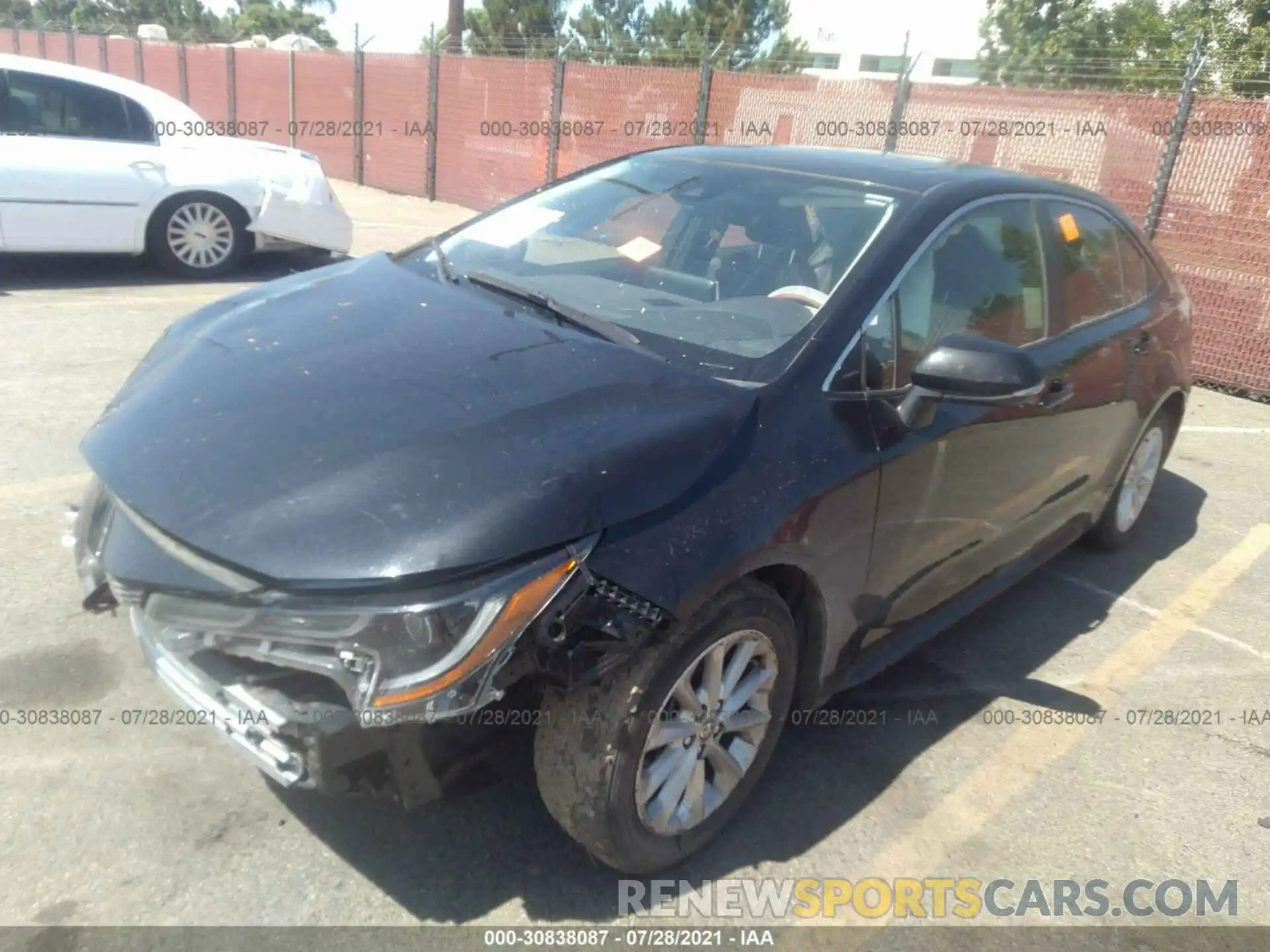 2 Photograph of a damaged car JTDFPRAEXLJ000574 TOYOTA COROLLA 2020