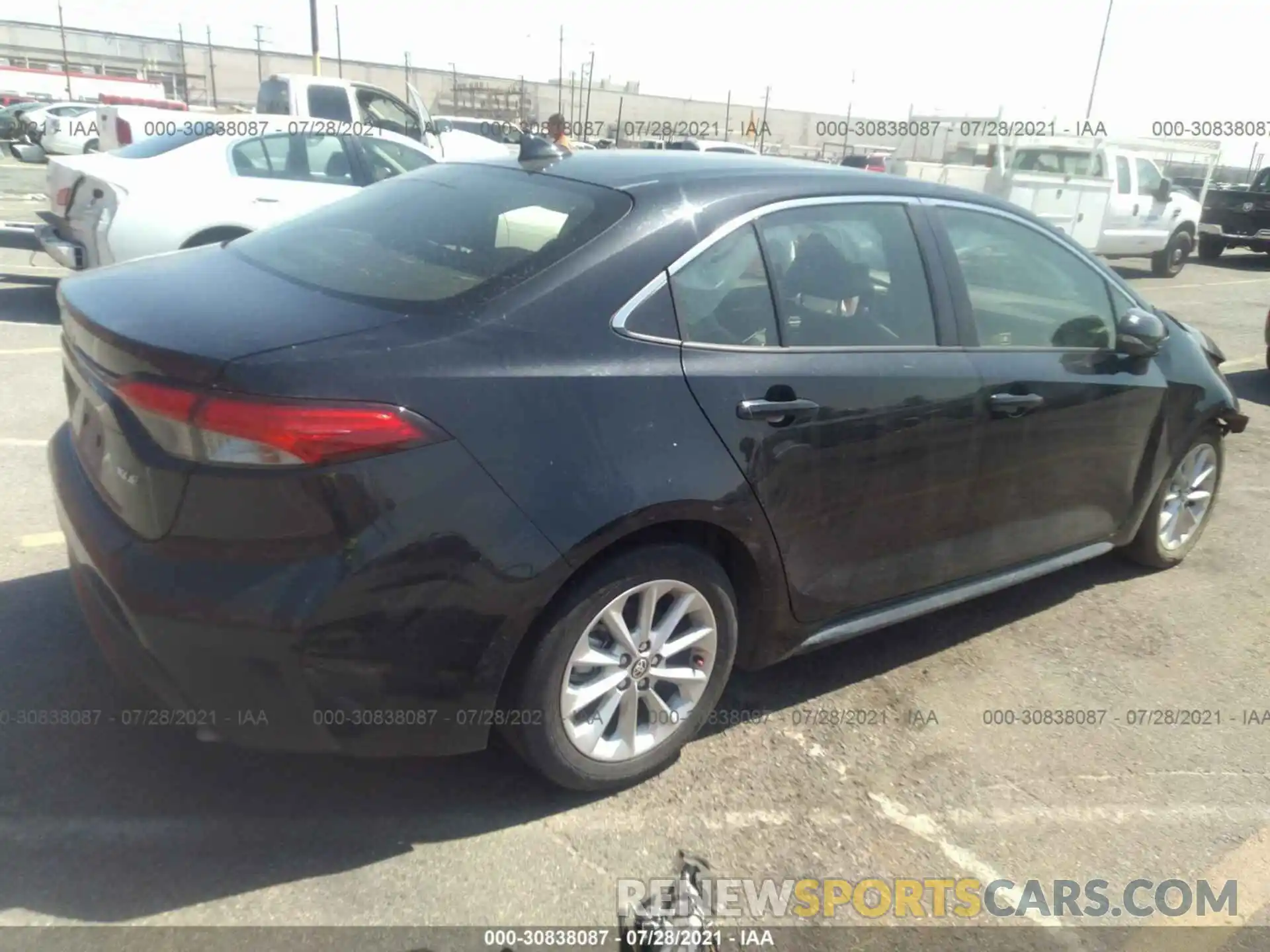 4 Photograph of a damaged car JTDFPRAEXLJ000574 TOYOTA COROLLA 2020