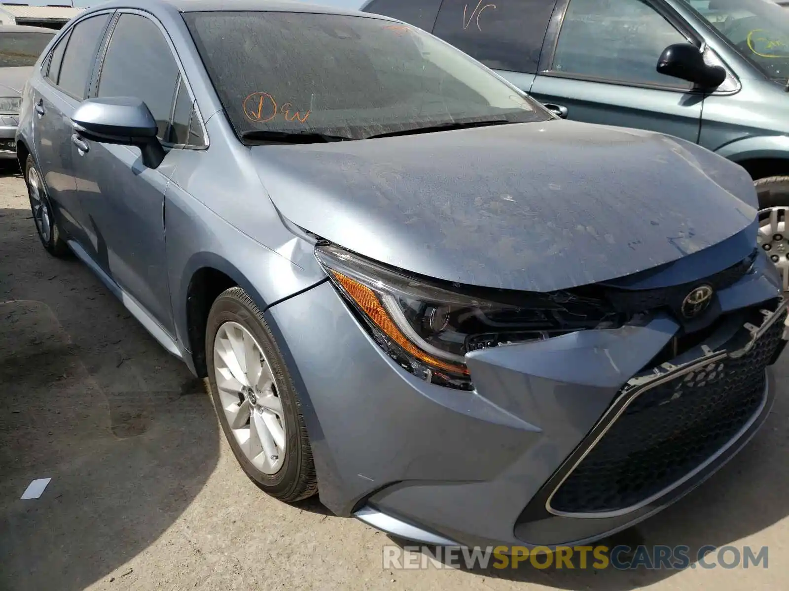 1 Photograph of a damaged car JTDFPRAEXLJ002177 TOYOTA COROLLA 2020