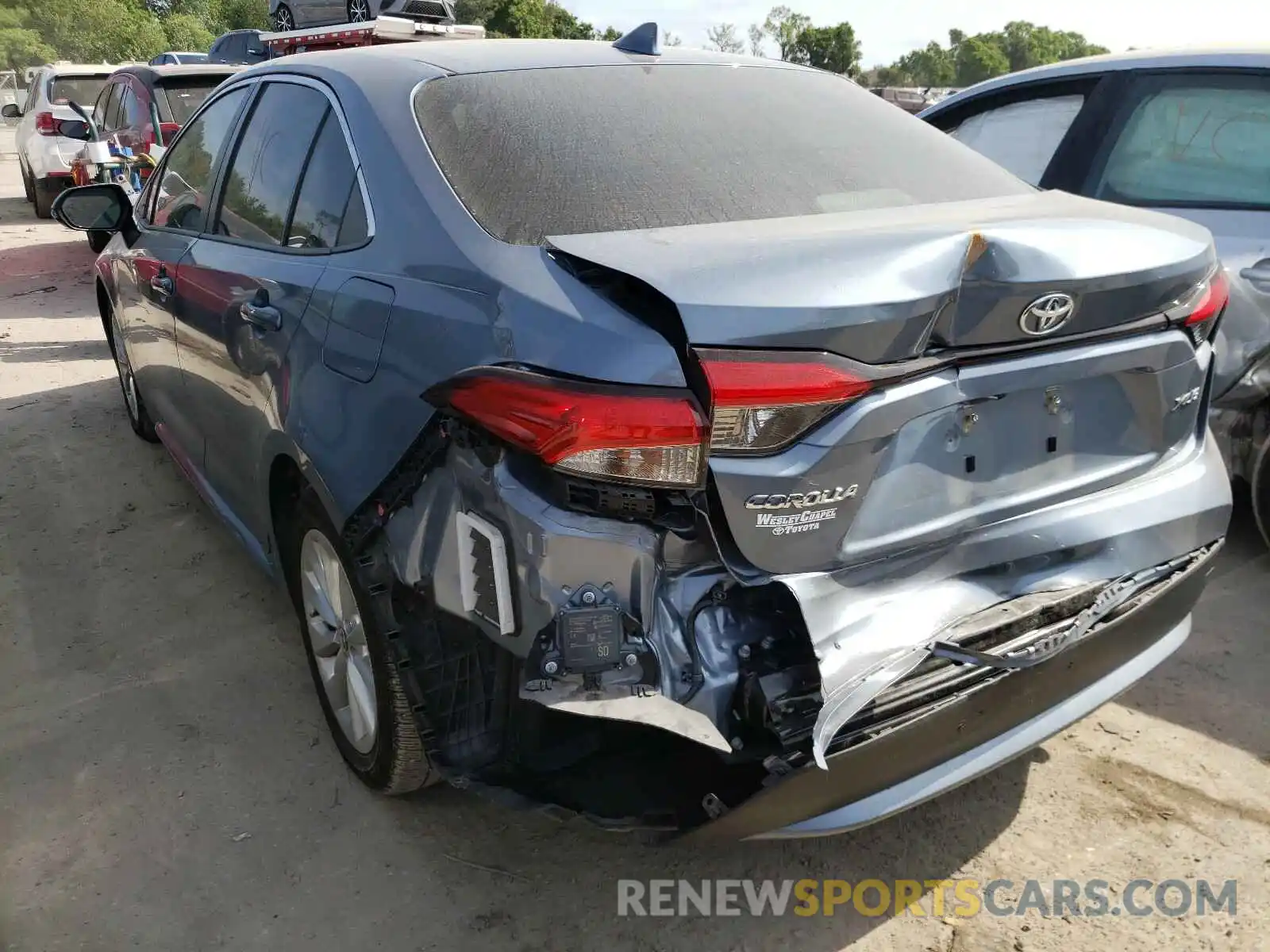 3 Photograph of a damaged car JTDFPRAEXLJ002177 TOYOTA COROLLA 2020