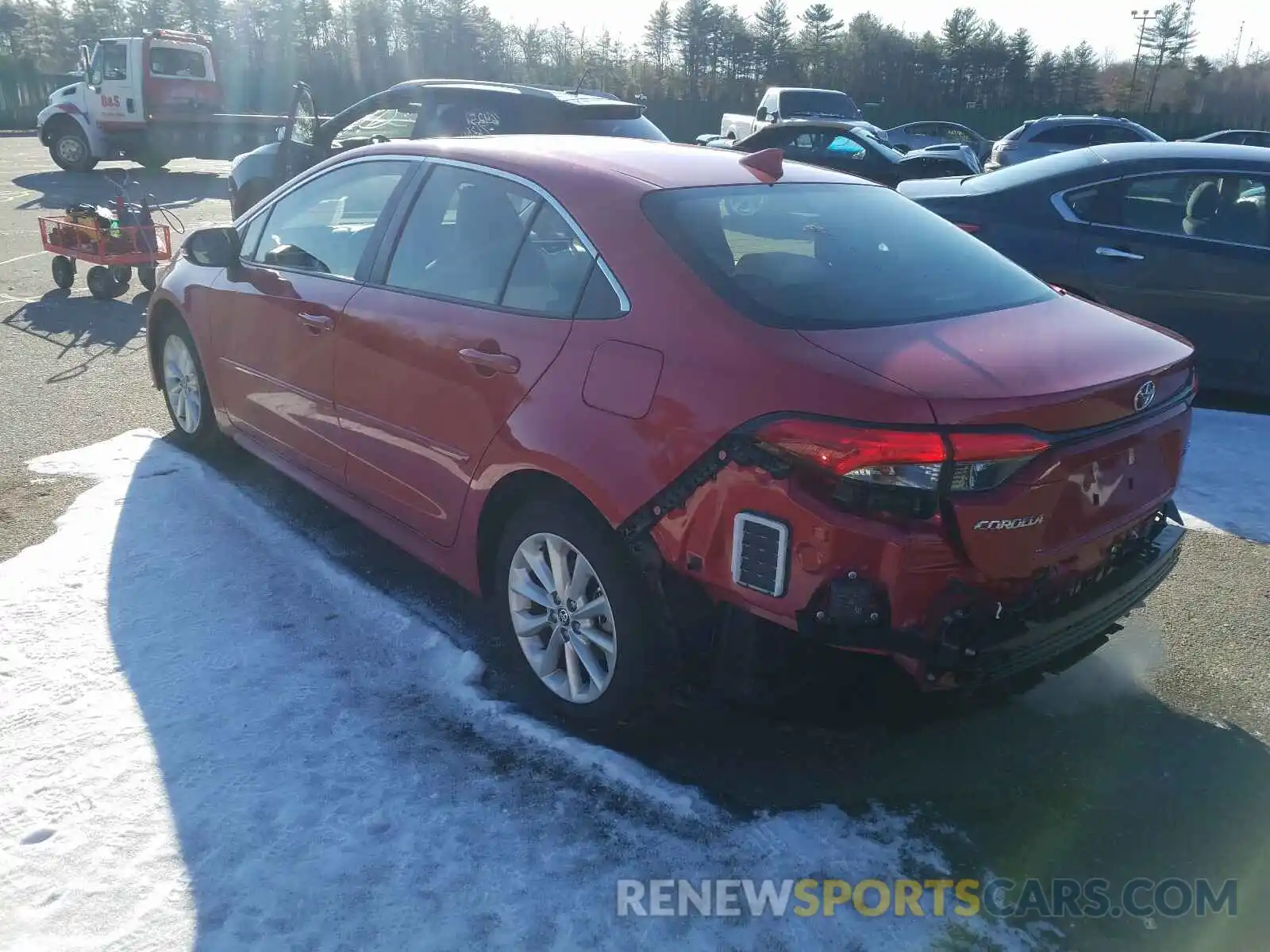 3 Photograph of a damaged car JTDFPRAEXLJ012711 TOYOTA COROLLA 2020