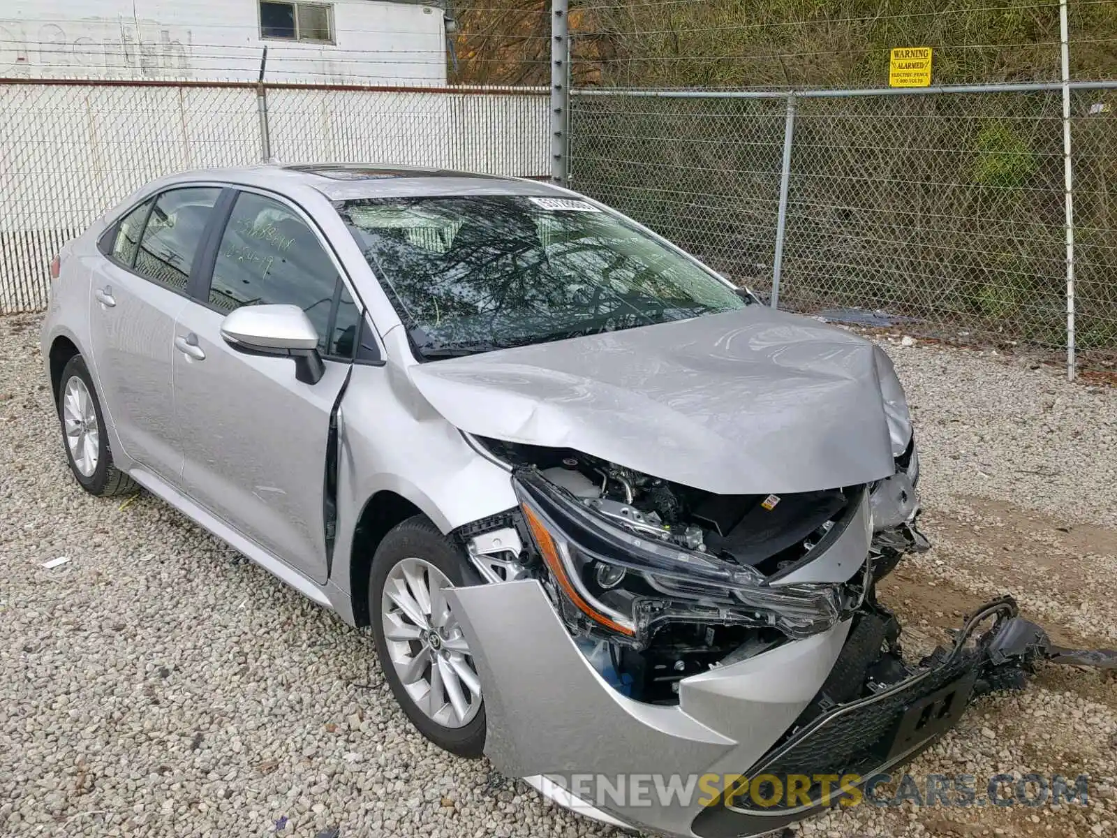 1 Photograph of a damaged car JTDFPRAEXLJ016886 TOYOTA COROLLA 2020