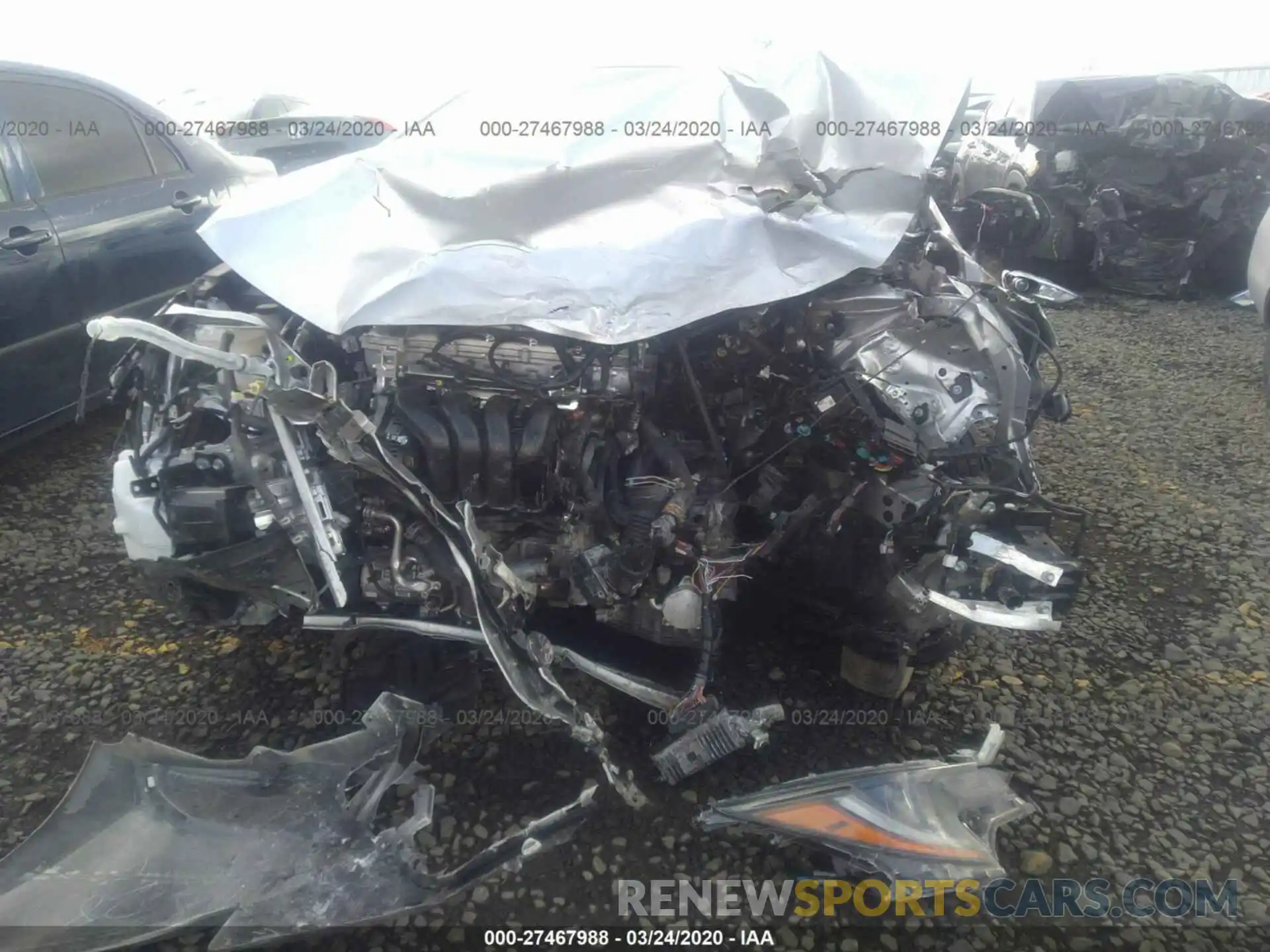 6 Photograph of a damaged car JTDFPRAEXLJ027113 TOYOTA COROLLA 2020