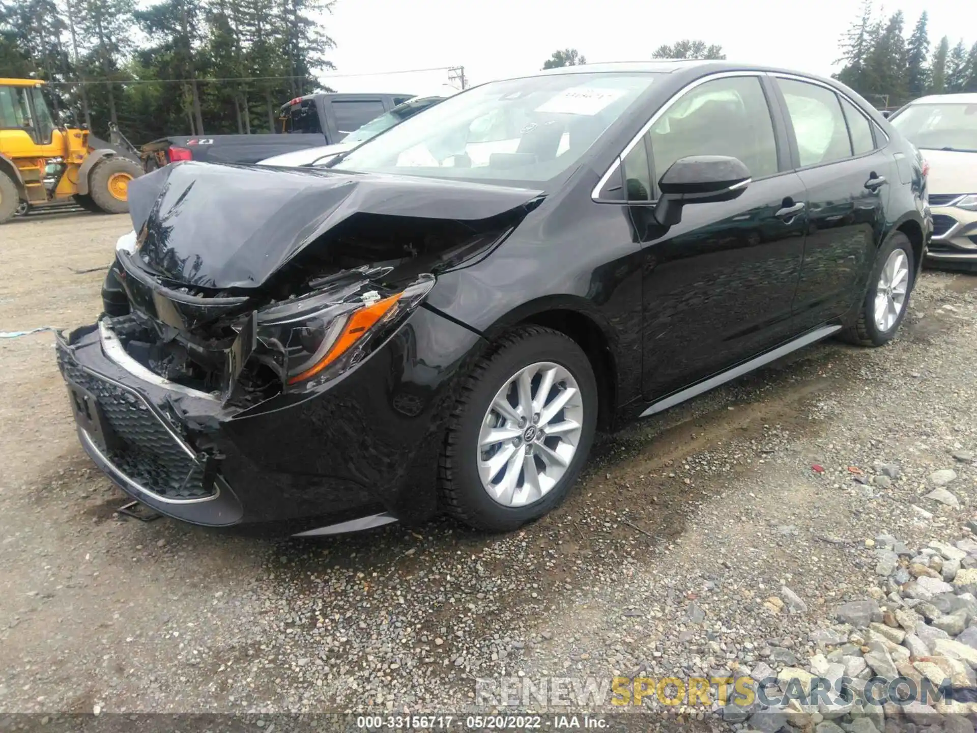 2 Photograph of a damaged car JTDFPRAEXLJ029895 TOYOTA COROLLA 2020