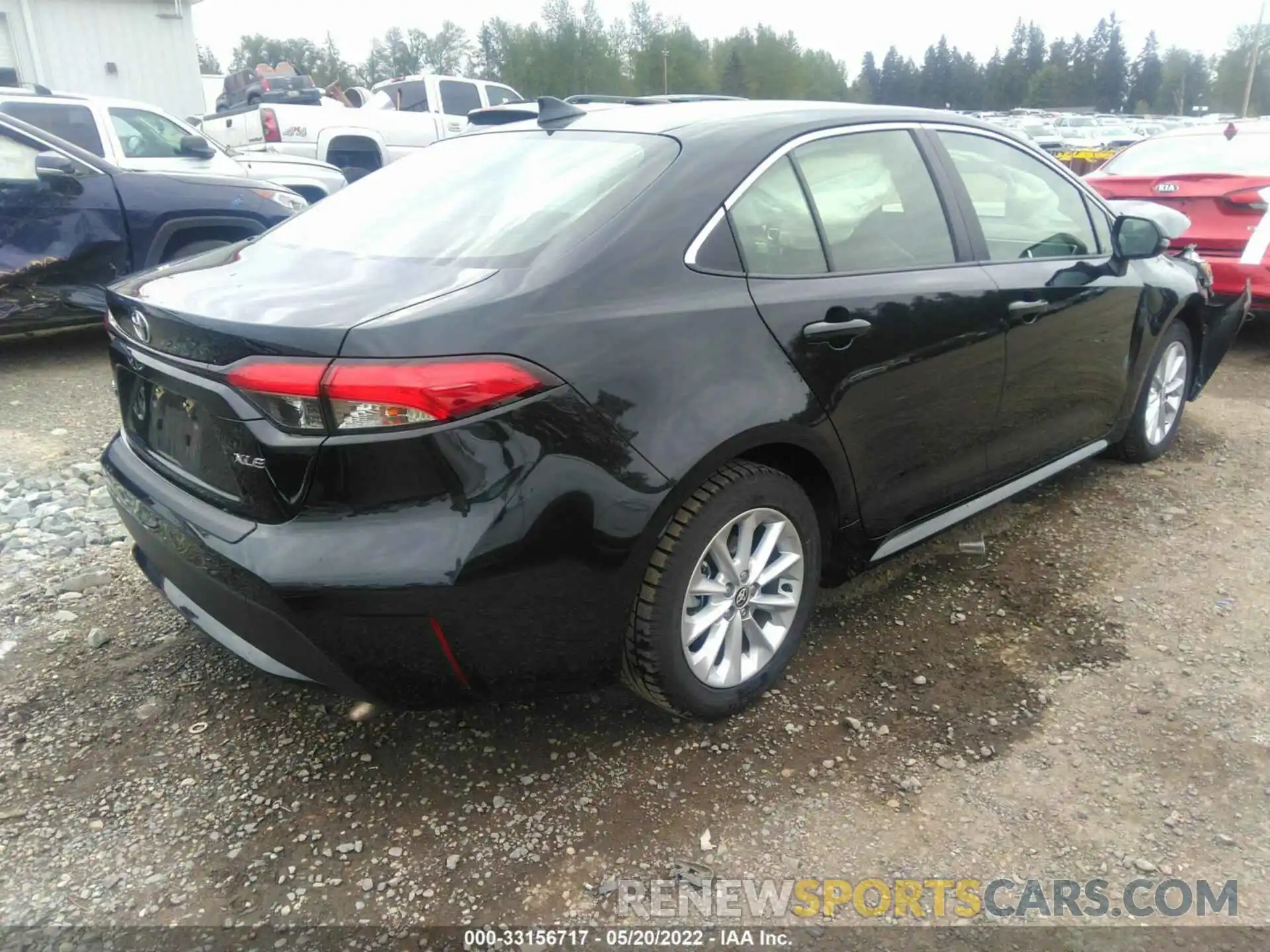 4 Photograph of a damaged car JTDFPRAEXLJ029895 TOYOTA COROLLA 2020