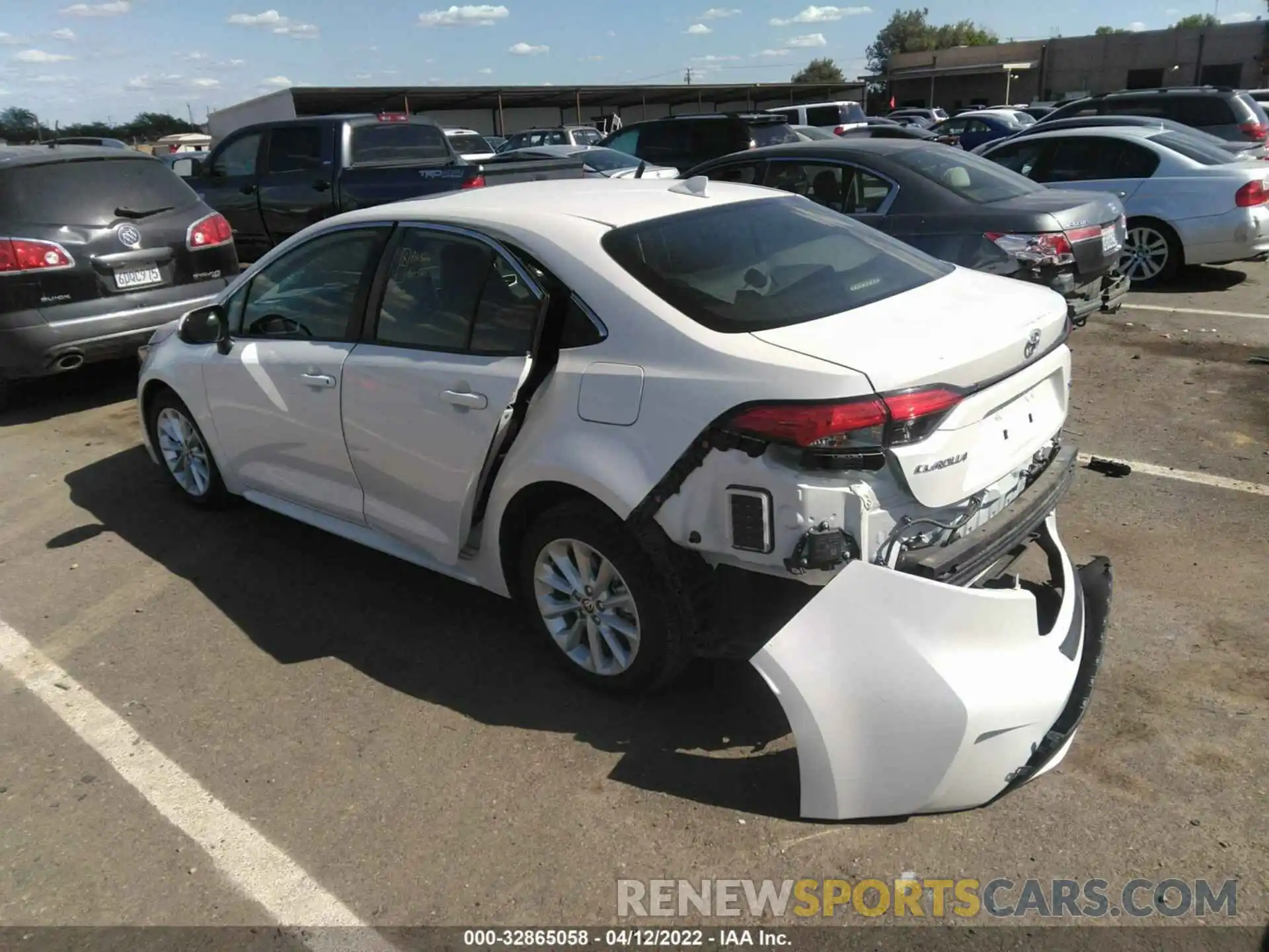 3 Photograph of a damaged car JTDFPRAEXLJ092995 TOYOTA COROLLA 2020