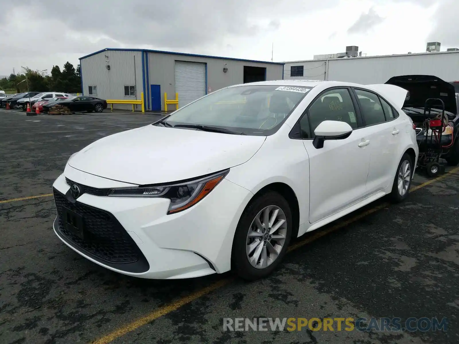 2 Photograph of a damaged car JTDHPRAE0LJ000348 TOYOTA COROLLA 2020