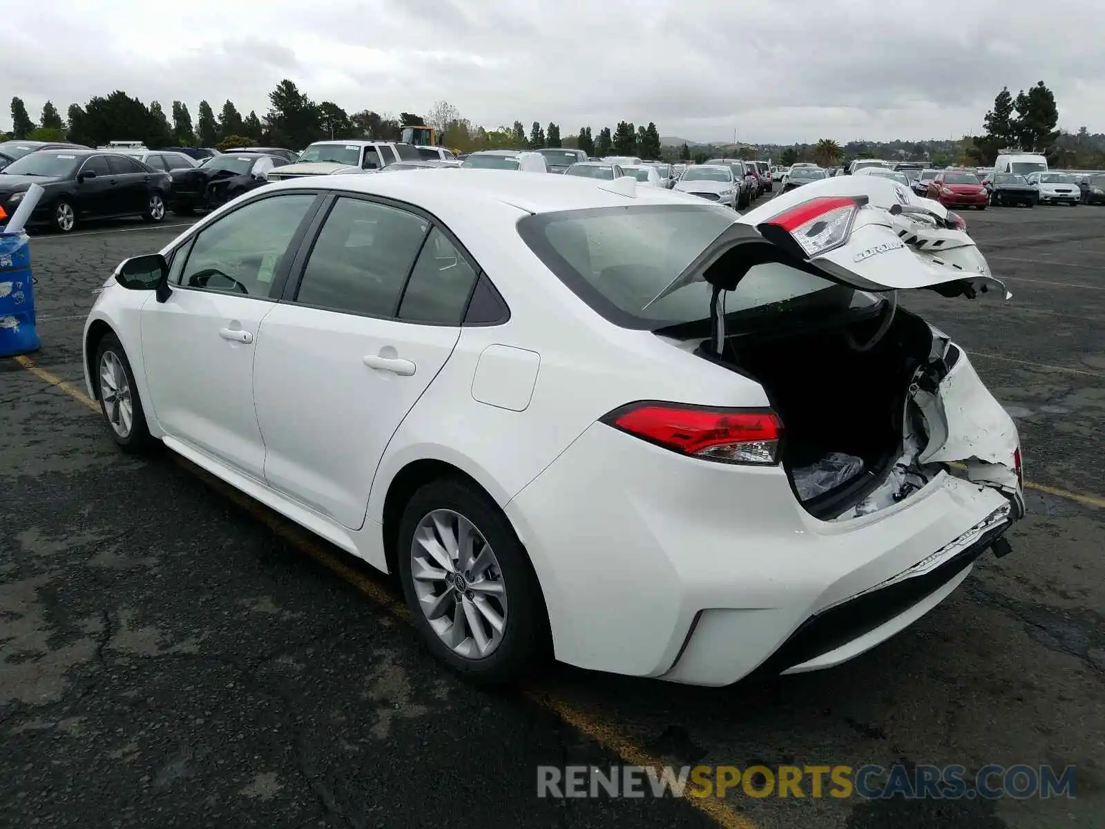 3 Photograph of a damaged car JTDHPRAE0LJ000348 TOYOTA COROLLA 2020