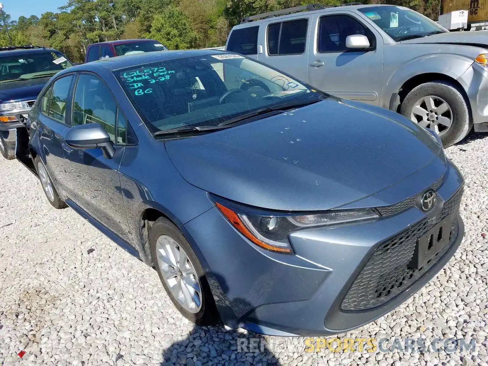 1 Photograph of a damaged car JTDHPRAE0LJ002794 TOYOTA COROLLA 2020