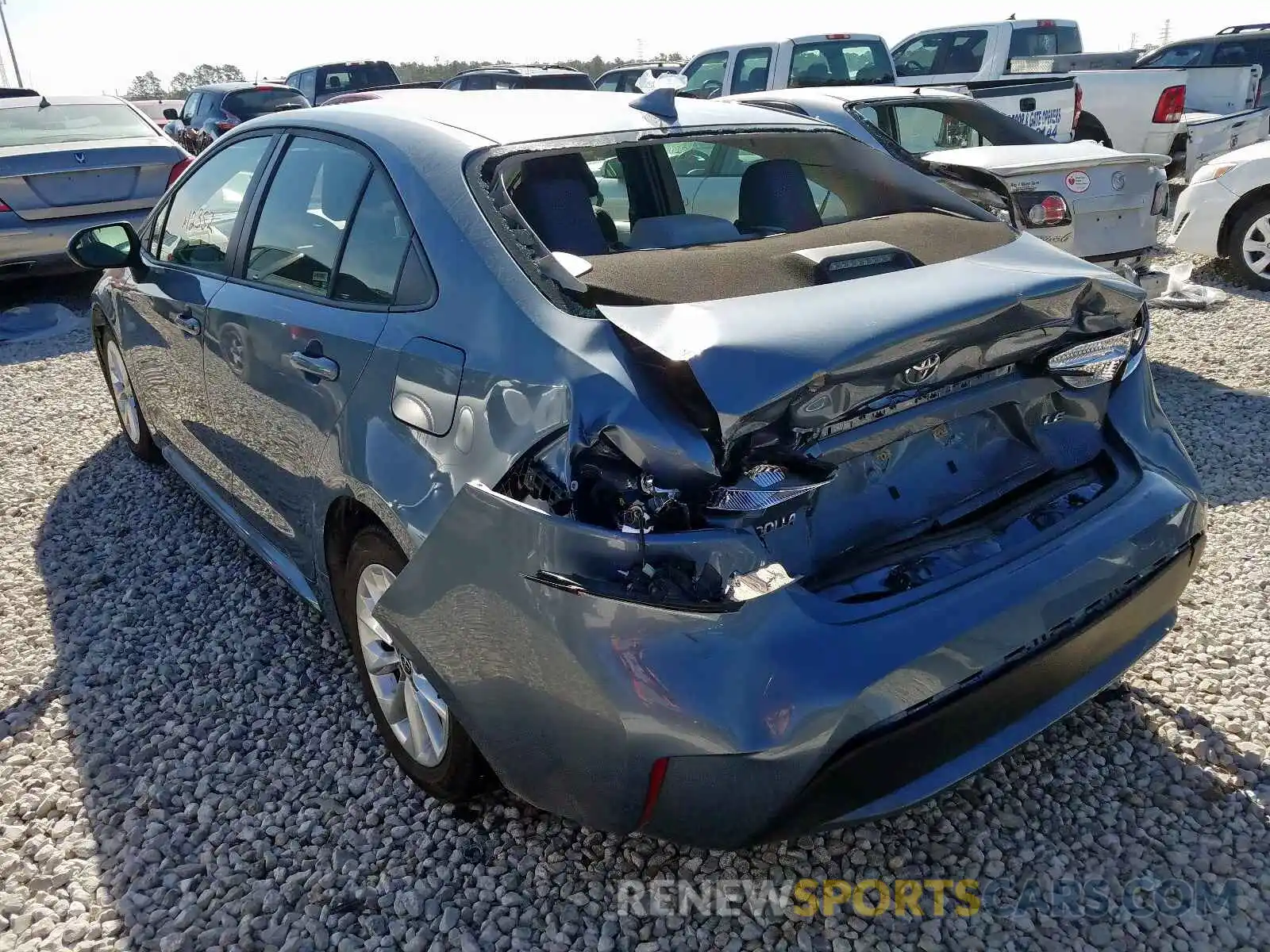 3 Photograph of a damaged car JTDHPRAE0LJ002794 TOYOTA COROLLA 2020