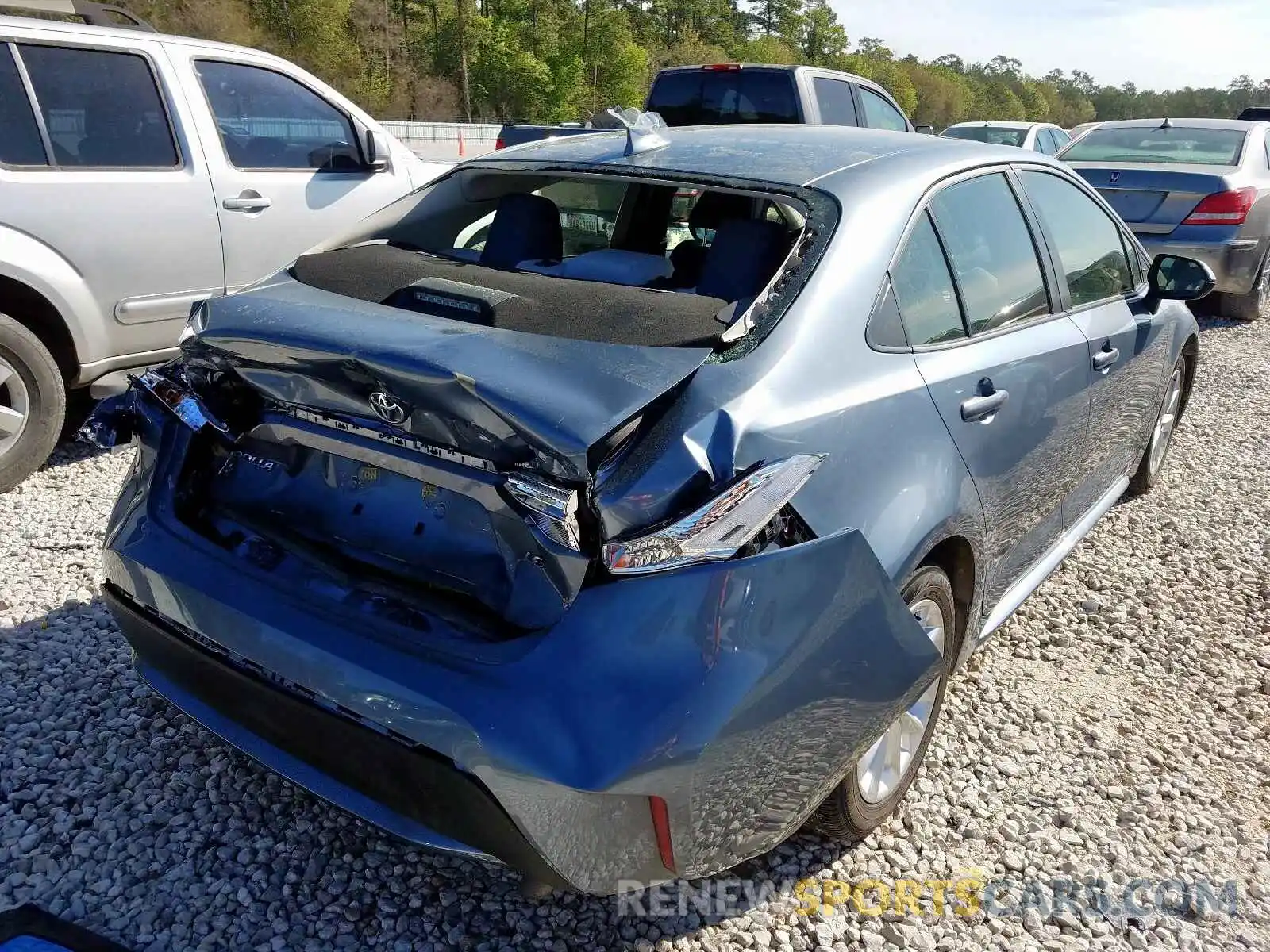 4 Photograph of a damaged car JTDHPRAE0LJ002794 TOYOTA COROLLA 2020