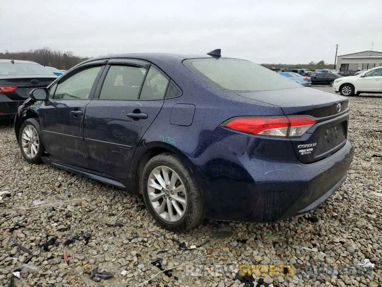 2 Photograph of a damaged car JTDHPRAE0LJ003587 TOYOTA COROLLA 2020