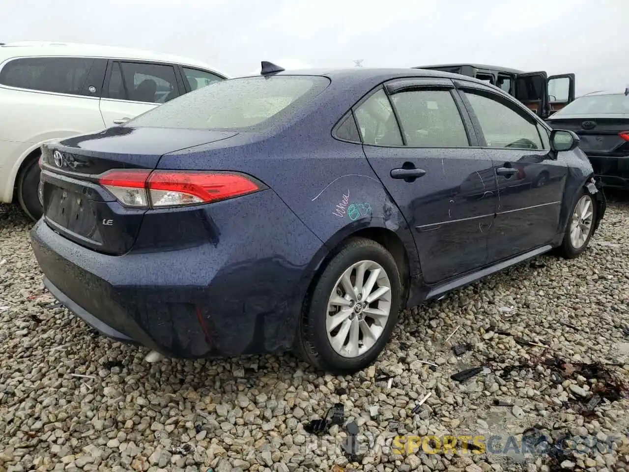 3 Photograph of a damaged car JTDHPRAE0LJ003587 TOYOTA COROLLA 2020