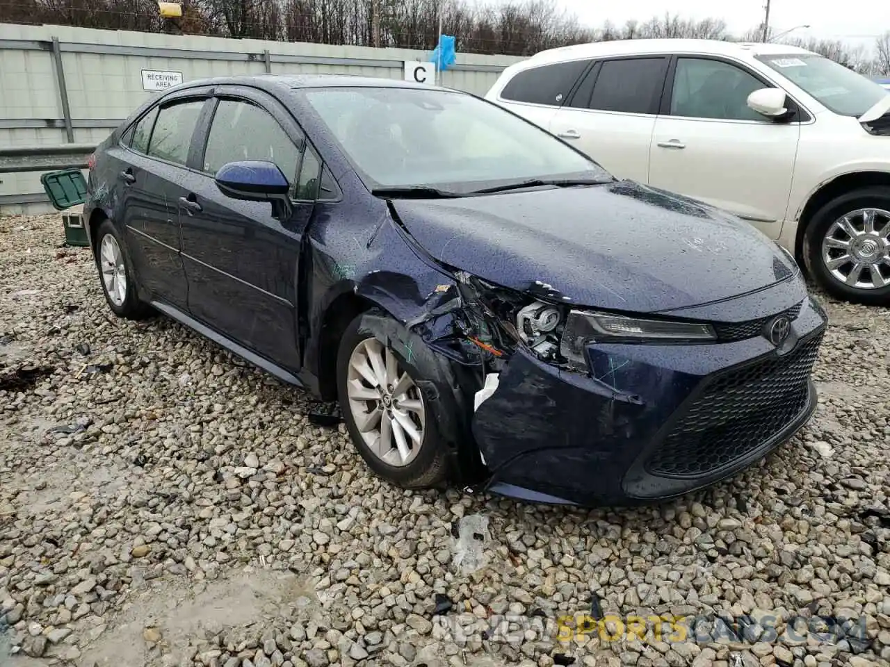 4 Photograph of a damaged car JTDHPRAE0LJ003587 TOYOTA COROLLA 2020