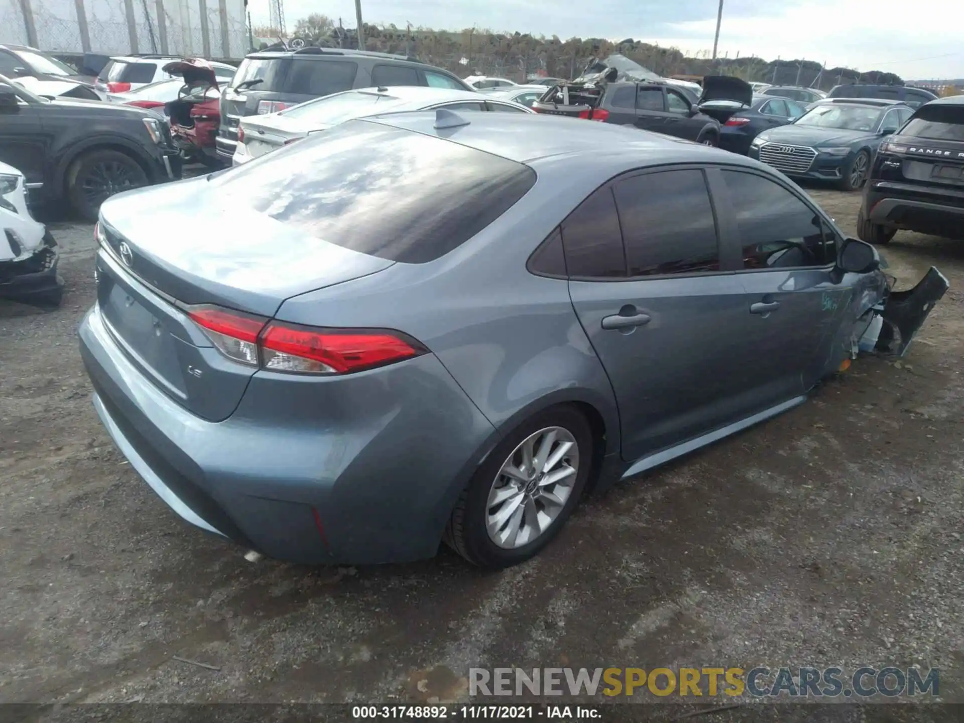 4 Photograph of a damaged car JTDHPRAE0LJ005212 TOYOTA COROLLA 2020