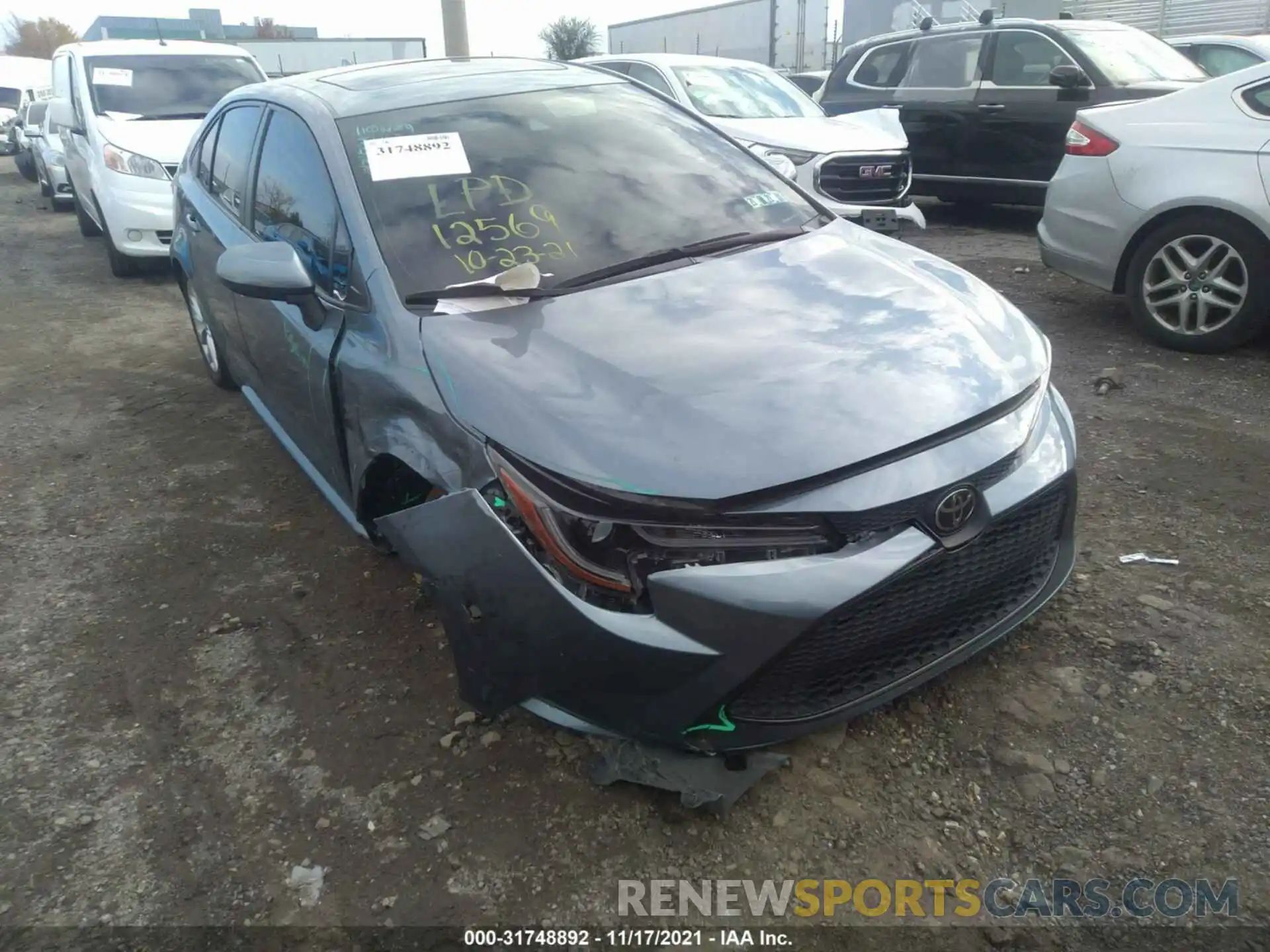 6 Photograph of a damaged car JTDHPRAE0LJ005212 TOYOTA COROLLA 2020