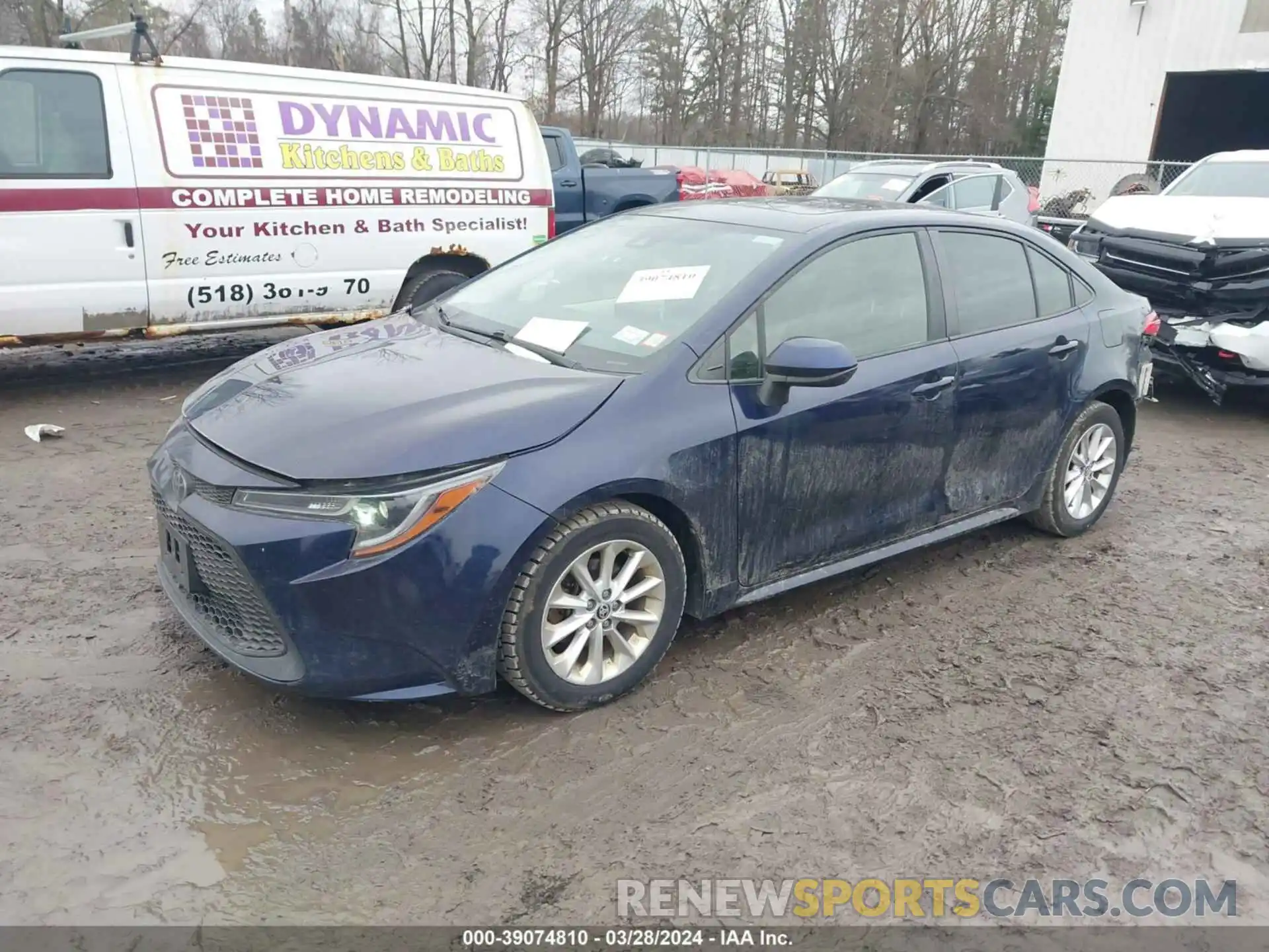 2 Photograph of a damaged car JTDHPRAE0LJ007252 TOYOTA COROLLA 2020