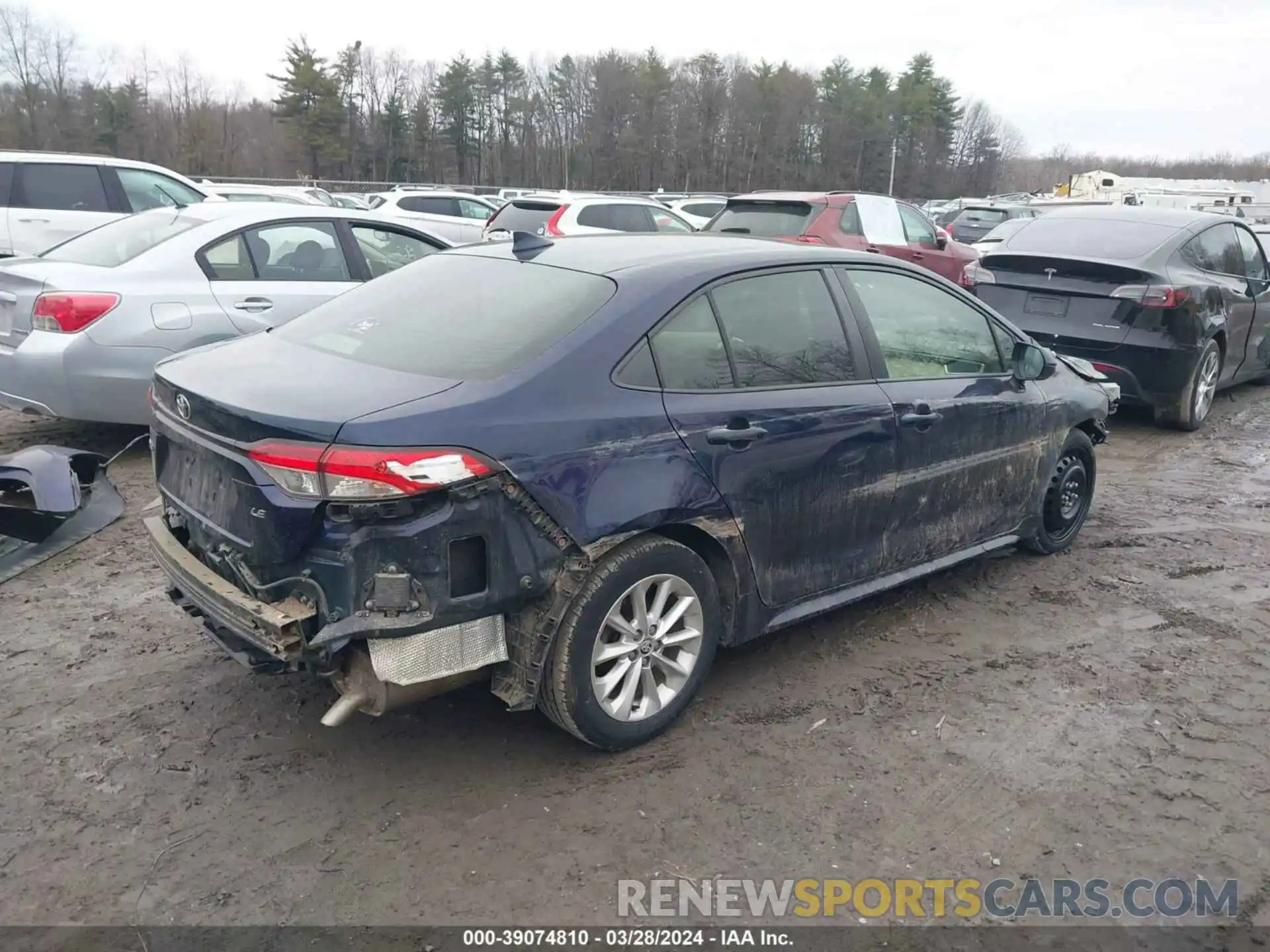 4 Photograph of a damaged car JTDHPRAE0LJ007252 TOYOTA COROLLA 2020