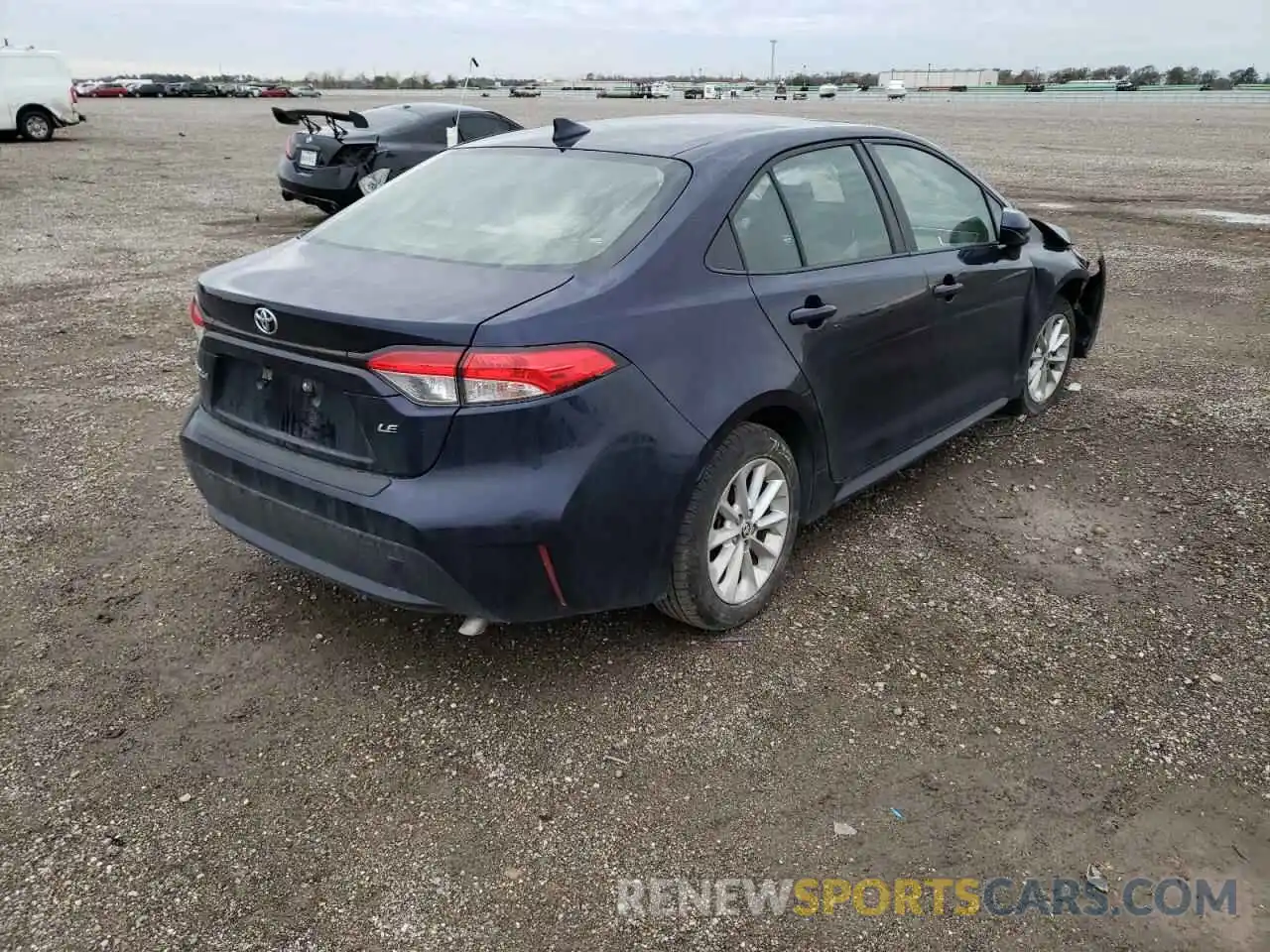 4 Photograph of a damaged car JTDHPRAE0LJ010586 TOYOTA COROLLA 2020