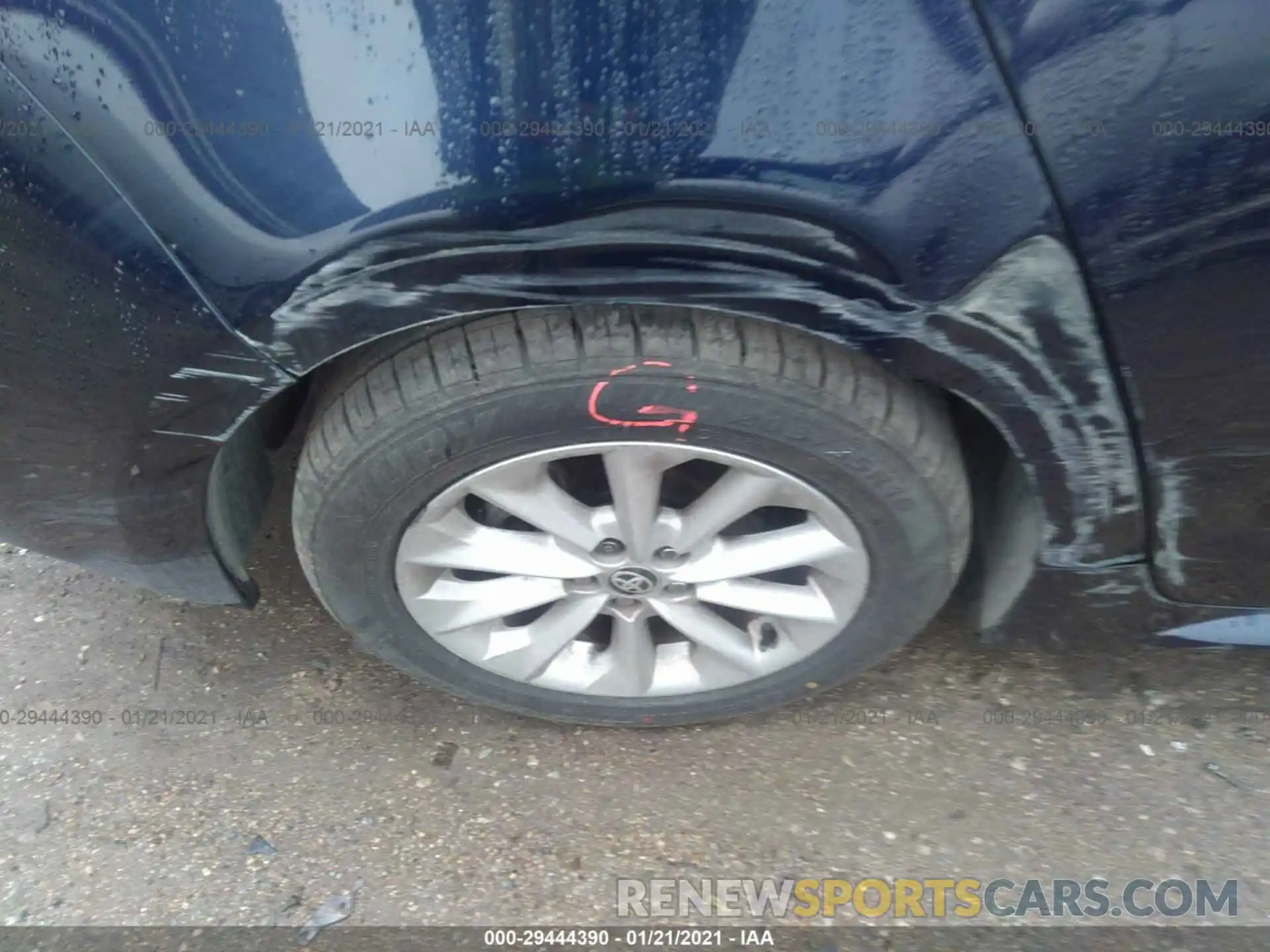 15 Photograph of a damaged car JTDHPRAE0LJ010944 TOYOTA COROLLA 2020