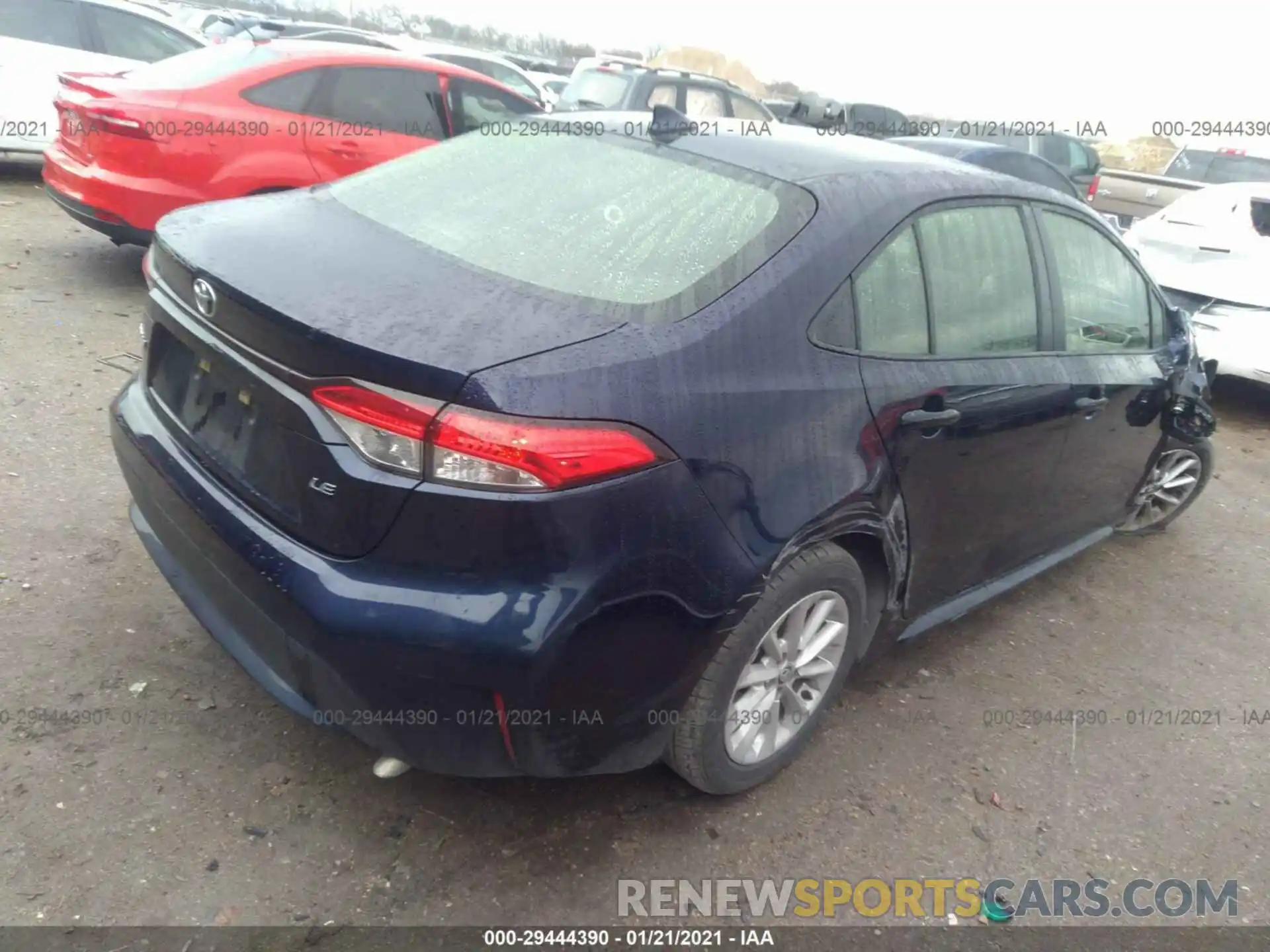 4 Photograph of a damaged car JTDHPRAE0LJ010944 TOYOTA COROLLA 2020