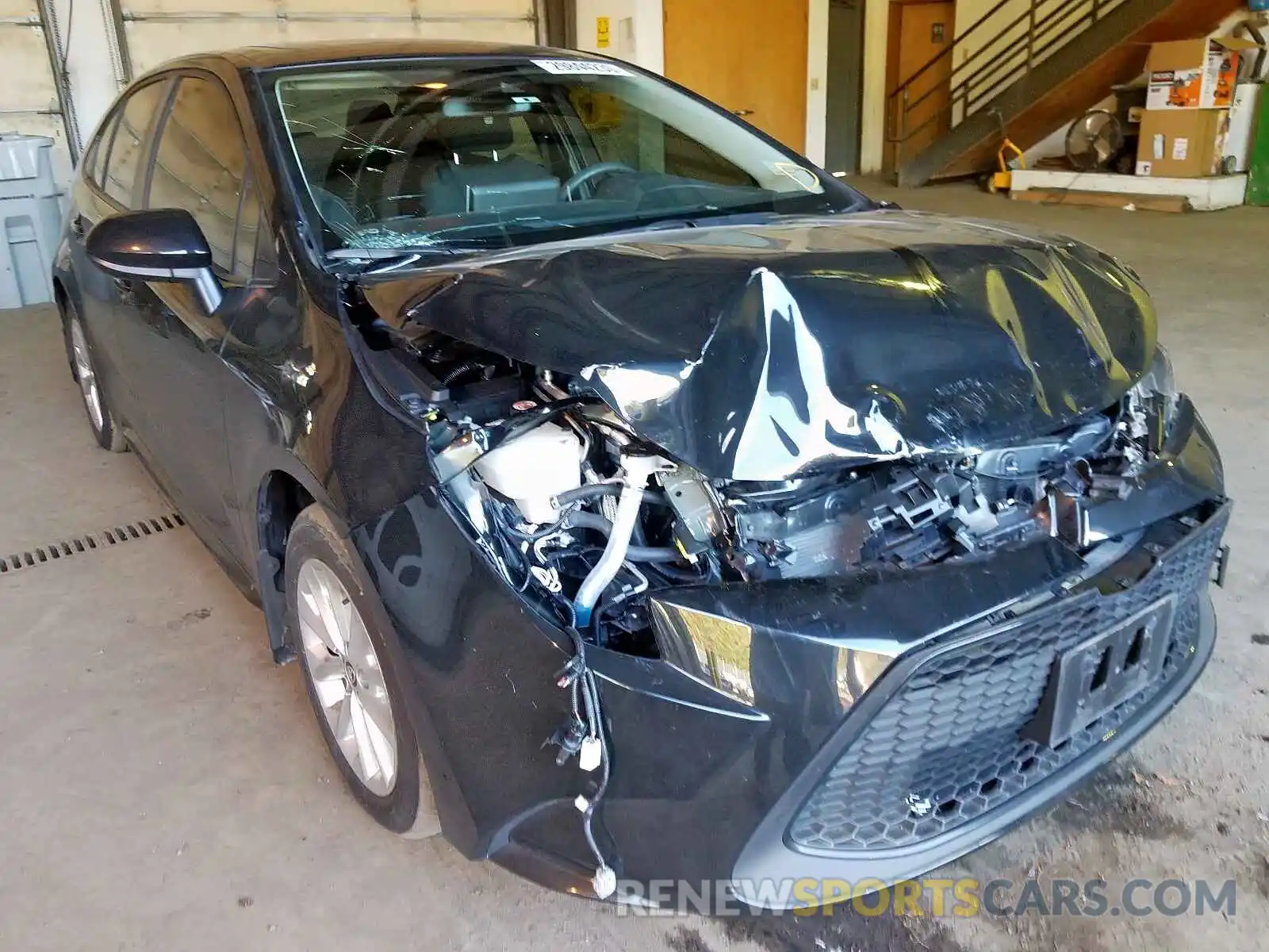 1 Photograph of a damaged car JTDHPRAE0LJ015481 TOYOTA COROLLA 2020