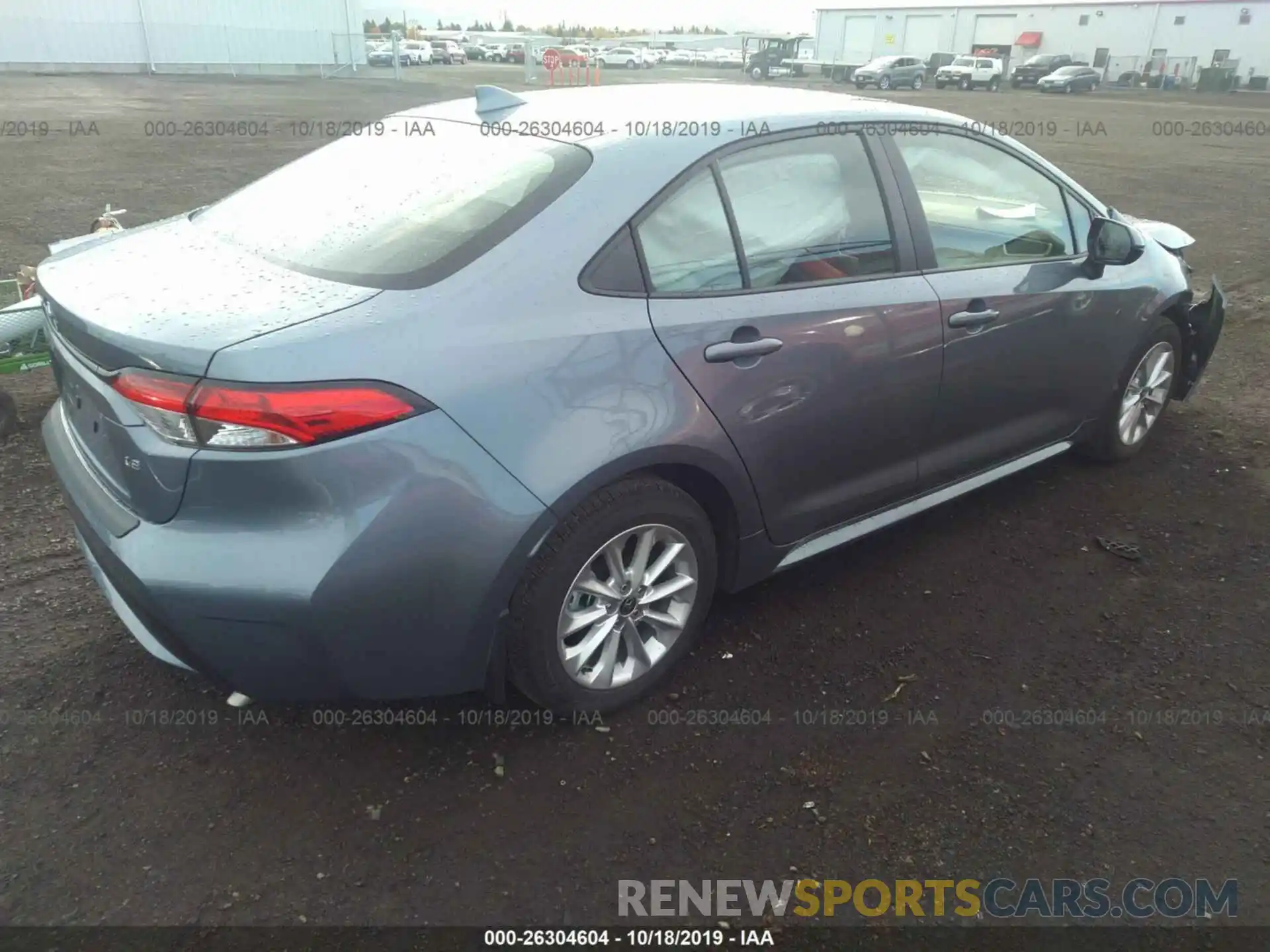 4 Photograph of a damaged car JTDHPRAE0LJ016789 TOYOTA COROLLA 2020