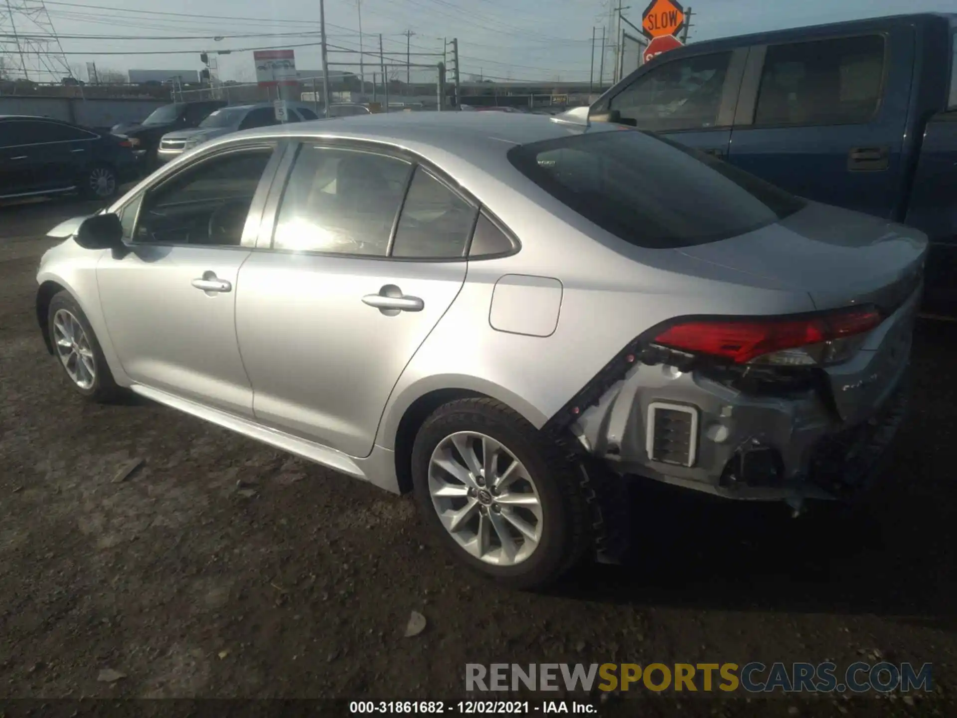 3 Photograph of a damaged car JTDHPRAE0LJ021667 TOYOTA COROLLA 2020