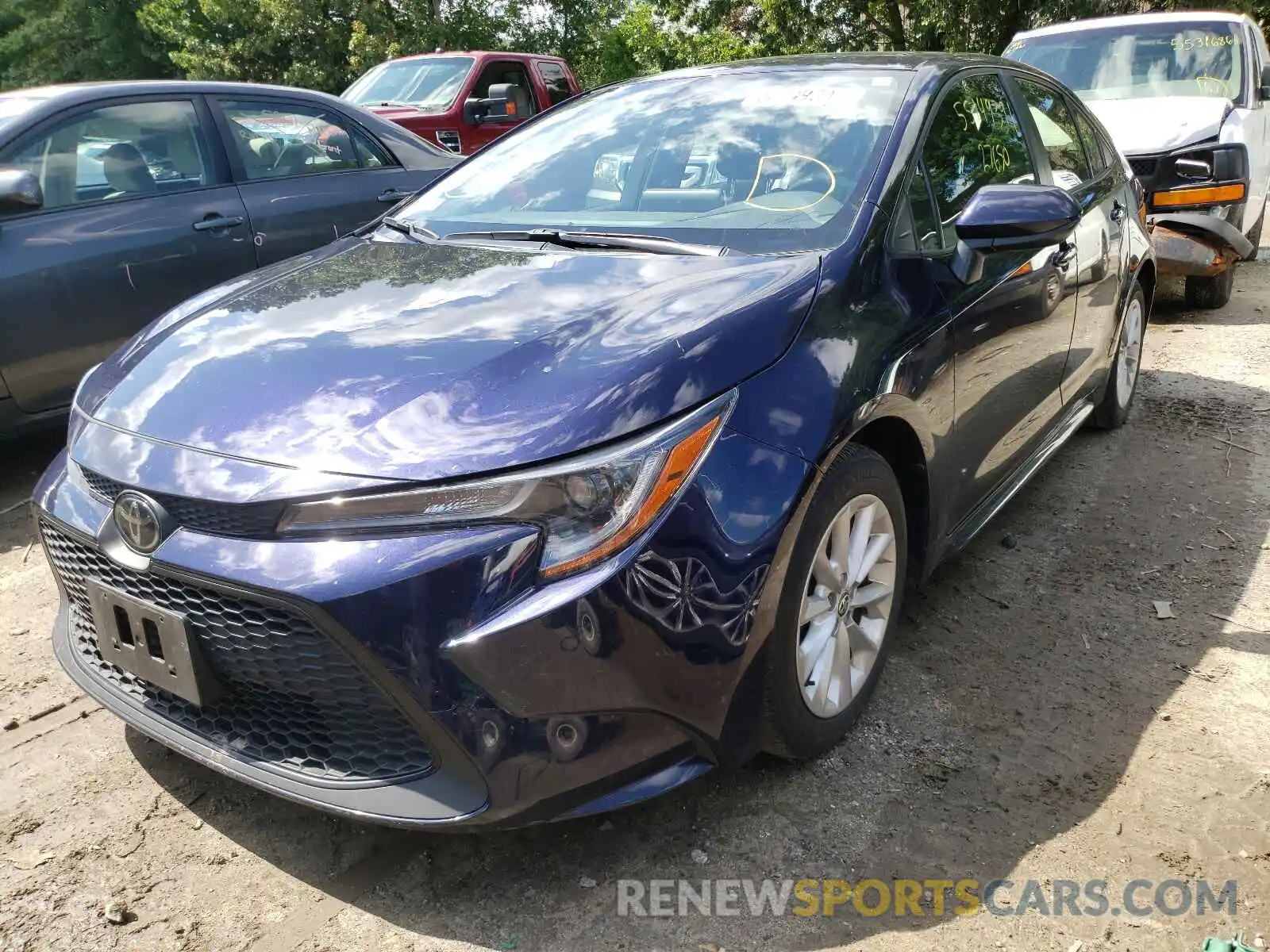 2 Photograph of a damaged car JTDHPRAE0LJ024777 TOYOTA COROLLA 2020