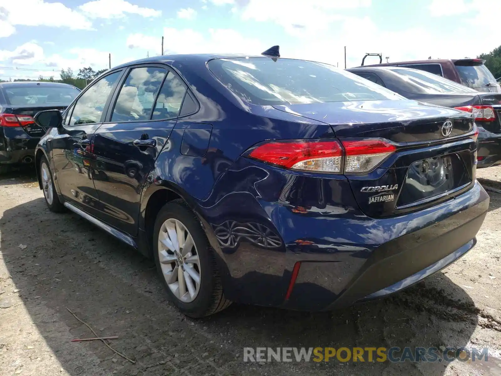 3 Photograph of a damaged car JTDHPRAE0LJ024777 TOYOTA COROLLA 2020