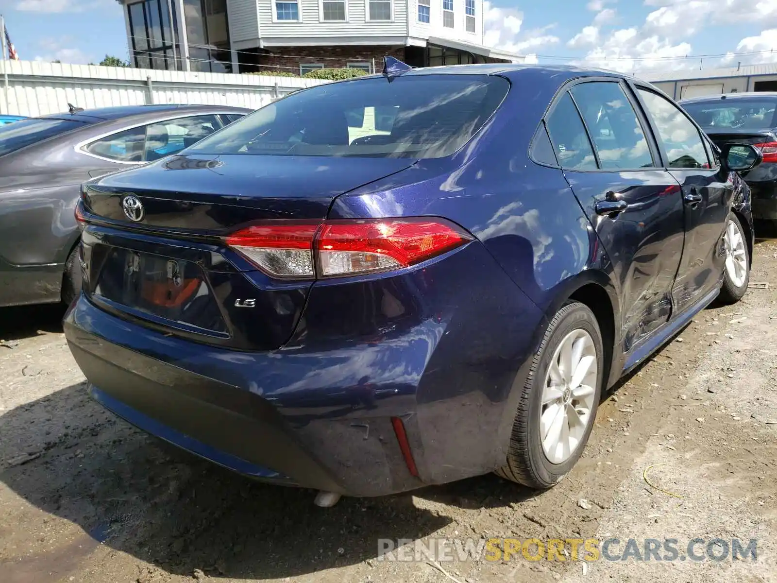 4 Photograph of a damaged car JTDHPRAE0LJ024777 TOYOTA COROLLA 2020