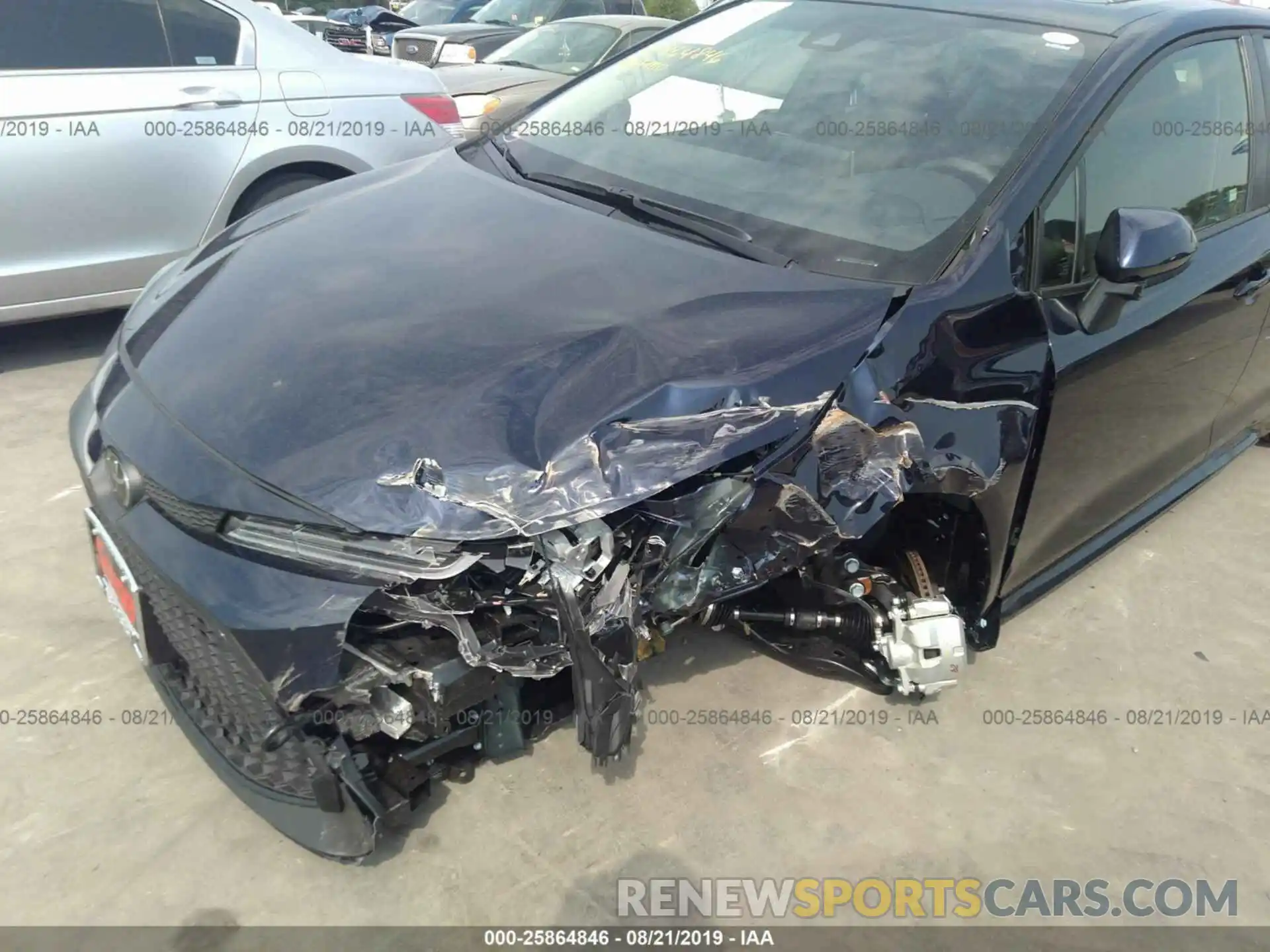 6 Photograph of a damaged car JTDHPRAE0LJ031325 TOYOTA COROLLA 2020