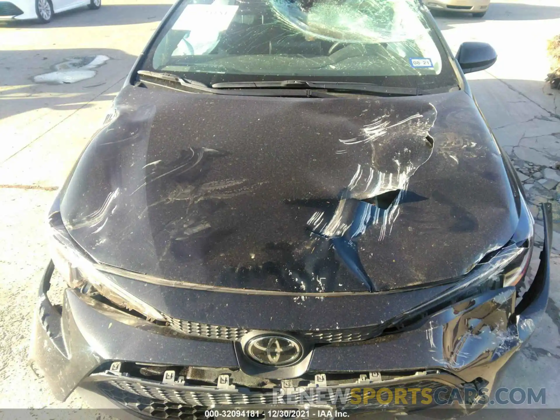 10 Photograph of a damaged car JTDHPRAE0LJ046620 TOYOTA COROLLA 2020