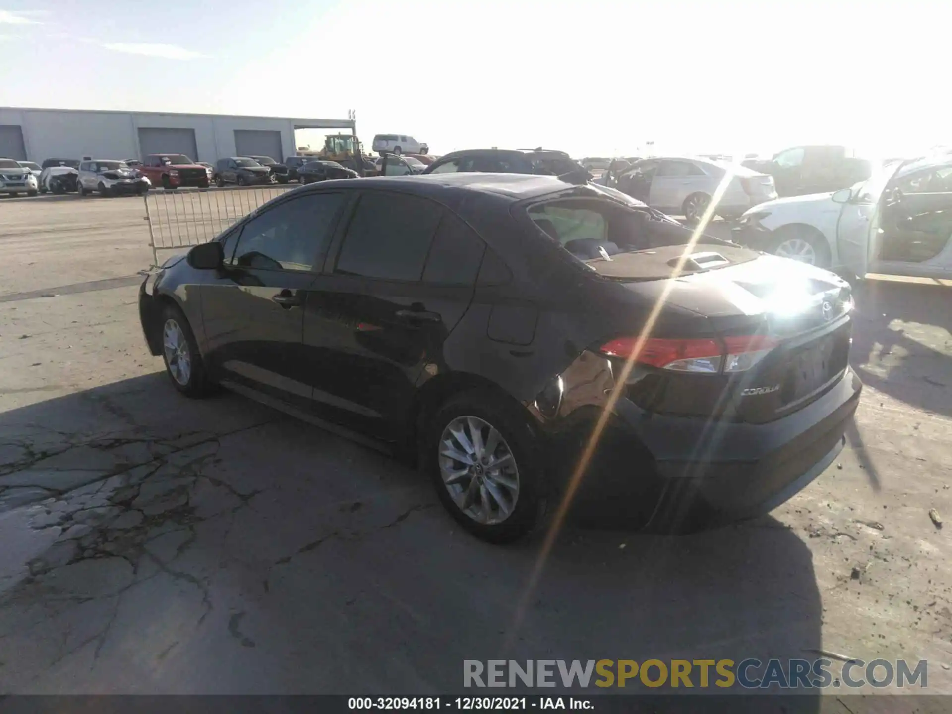 3 Photograph of a damaged car JTDHPRAE0LJ046620 TOYOTA COROLLA 2020