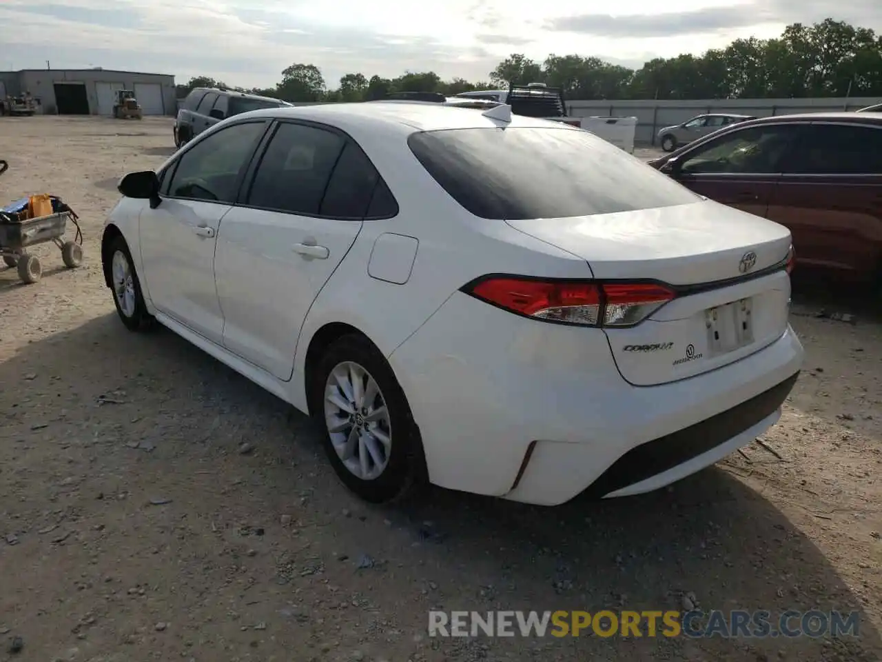 3 Photograph of a damaged car JTDHPRAE0LJ049307 TOYOTA COROLLA 2020