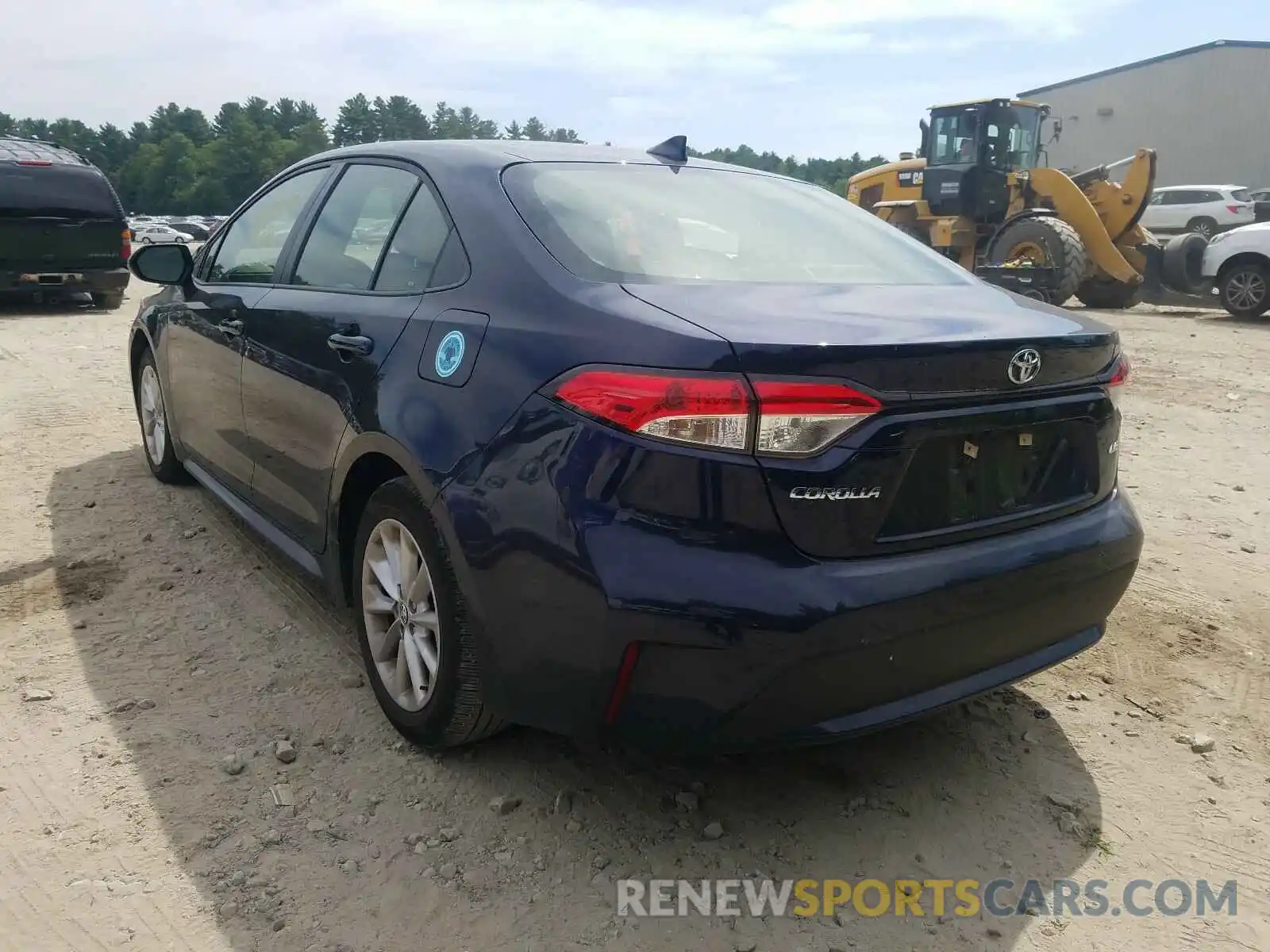 3 Photograph of a damaged car JTDHPRAE0LJ050490 TOYOTA COROLLA 2020