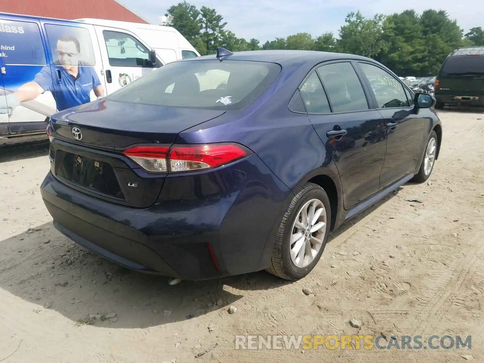 4 Photograph of a damaged car JTDHPRAE0LJ050490 TOYOTA COROLLA 2020