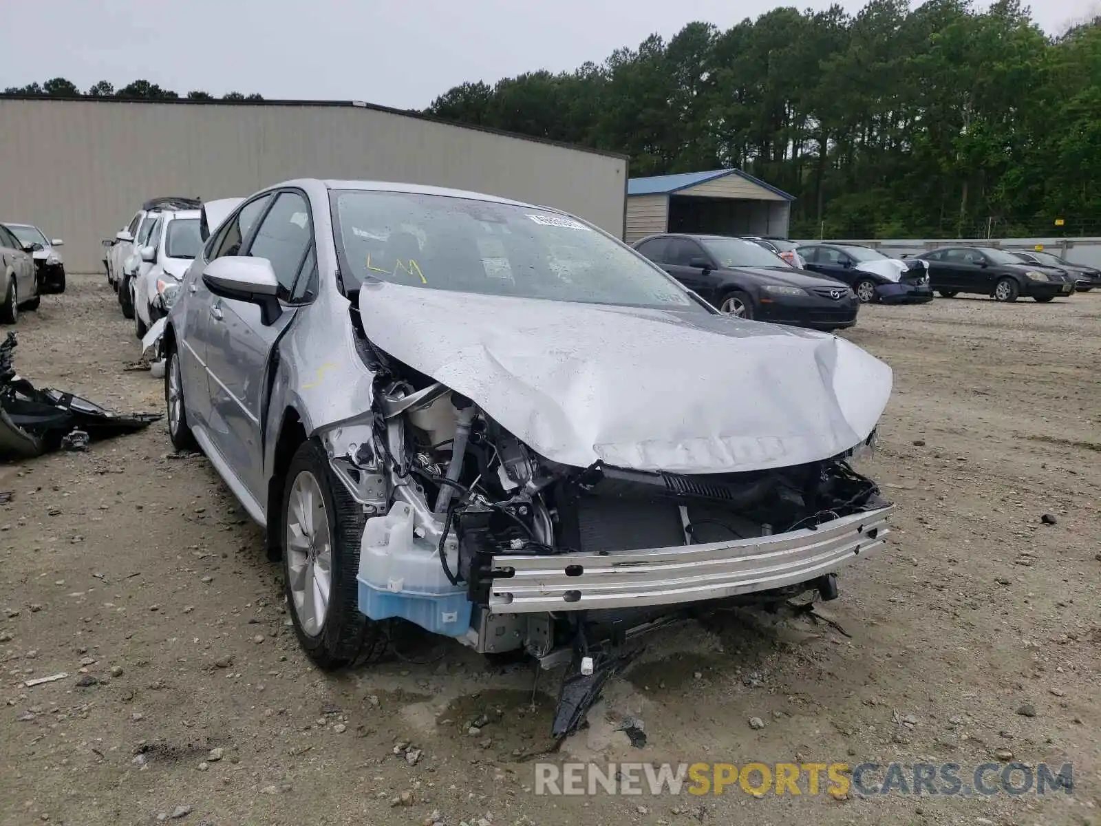 1 Photograph of a damaged car JTDHPRAE0LJ052014 TOYOTA COROLLA 2020