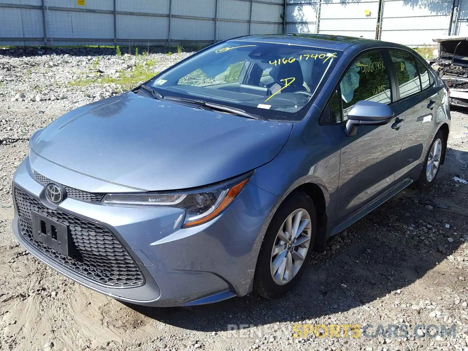 2 Photograph of a damaged car JTDHPRAE0LJ064387 TOYOTA COROLLA 2020