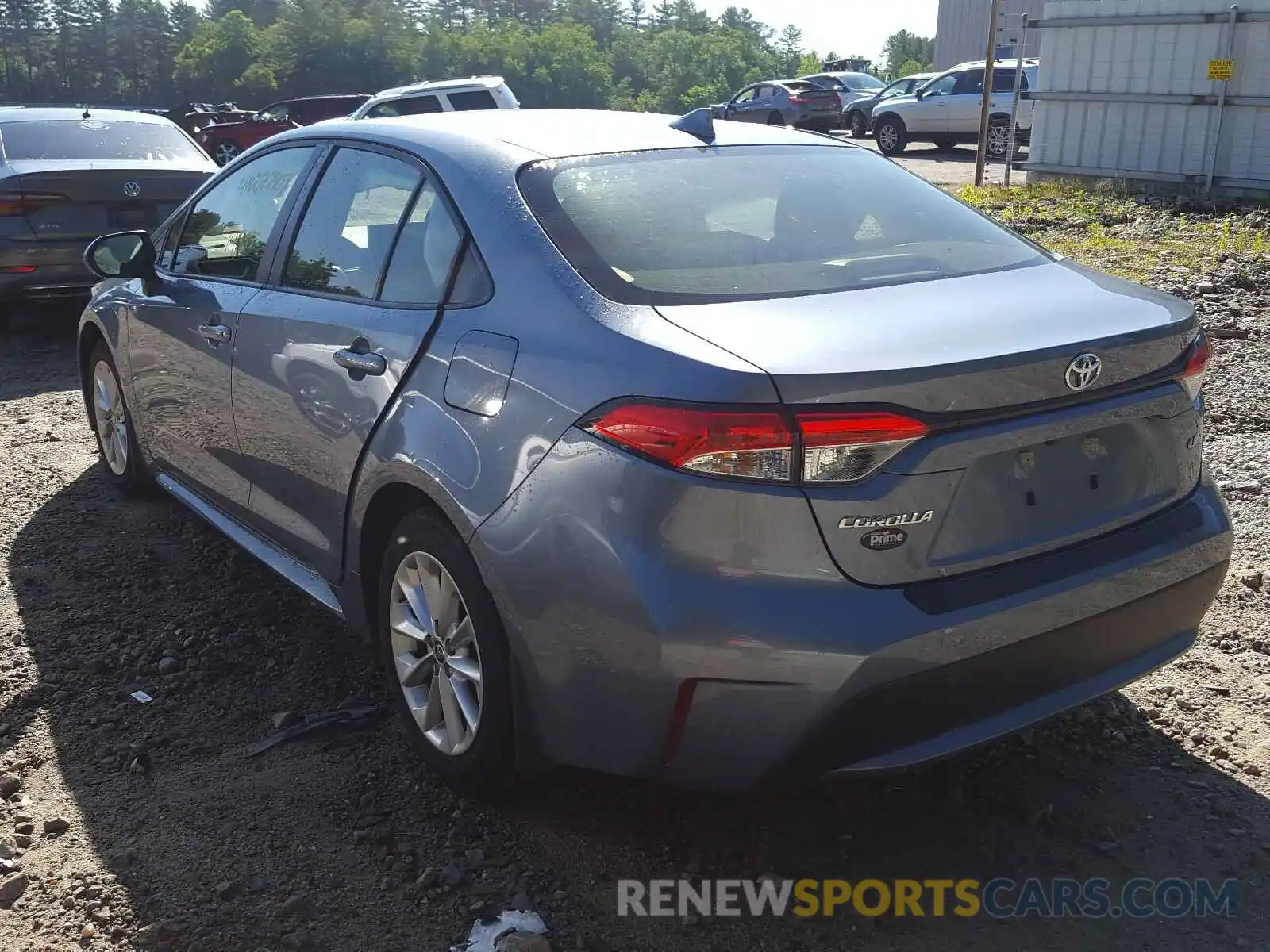 3 Photograph of a damaged car JTDHPRAE0LJ064387 TOYOTA COROLLA 2020