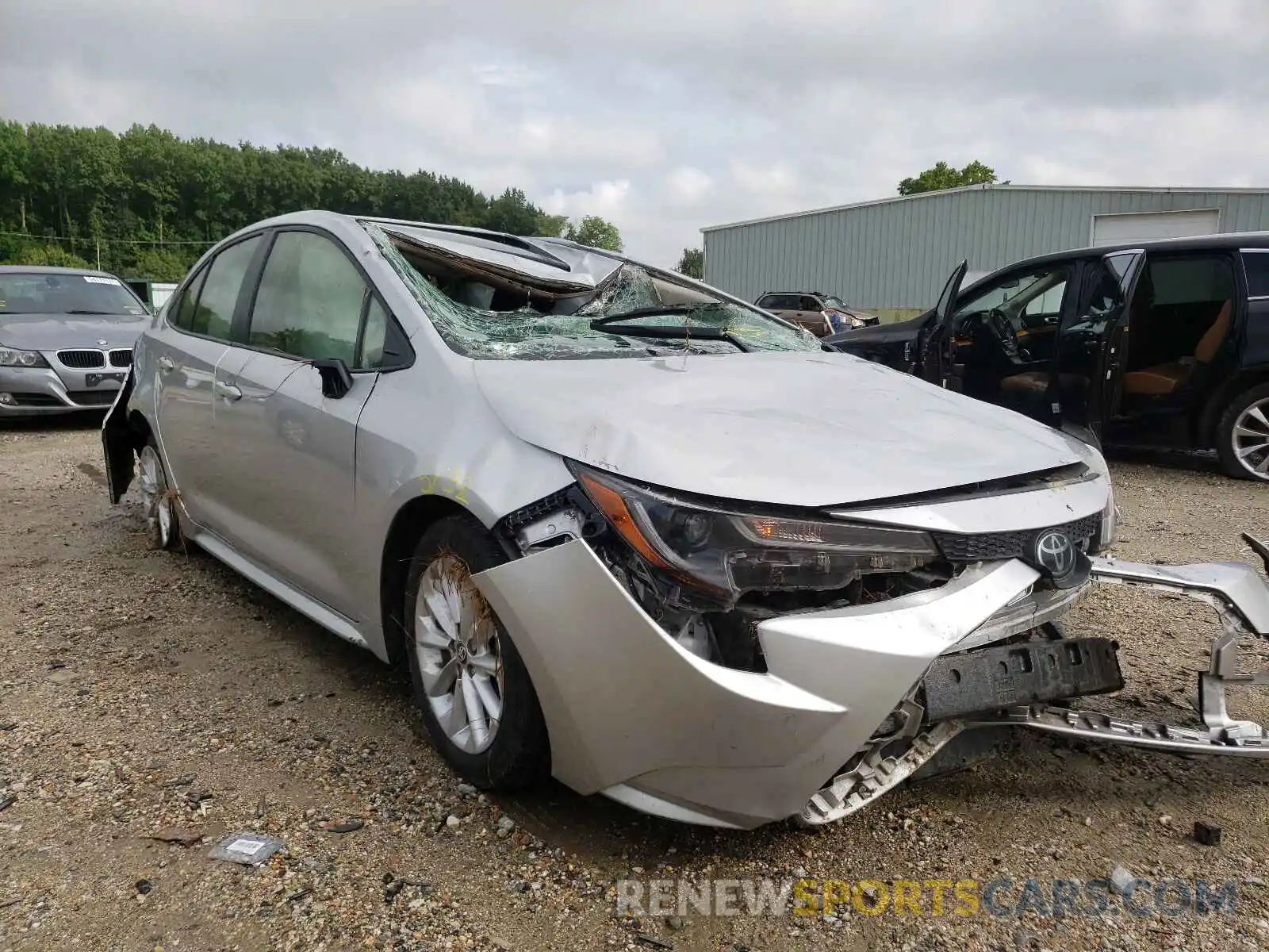 1 Photograph of a damaged car JTDHPRAE0LJ070996 TOYOTA COROLLA 2020