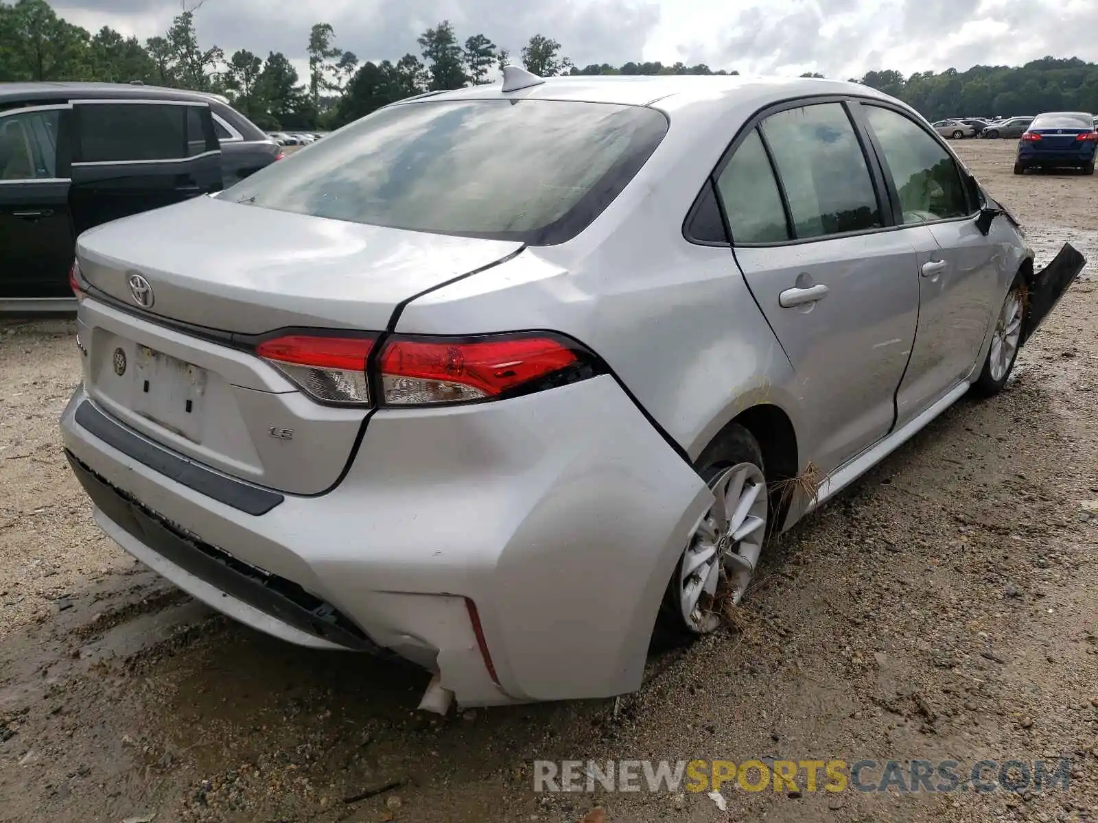 4 Photograph of a damaged car JTDHPRAE0LJ070996 TOYOTA COROLLA 2020