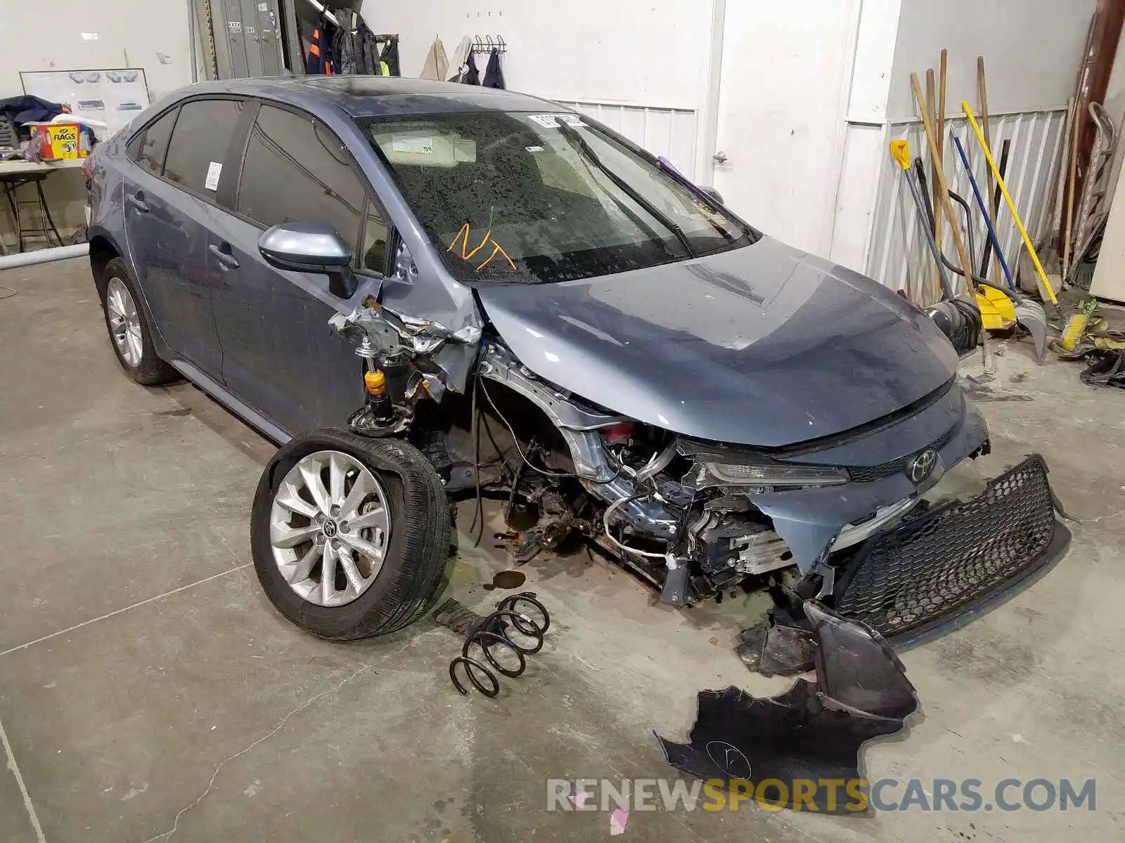 1 Photograph of a damaged car JTDHPRAE1LJ000617 TOYOTA COROLLA 2020