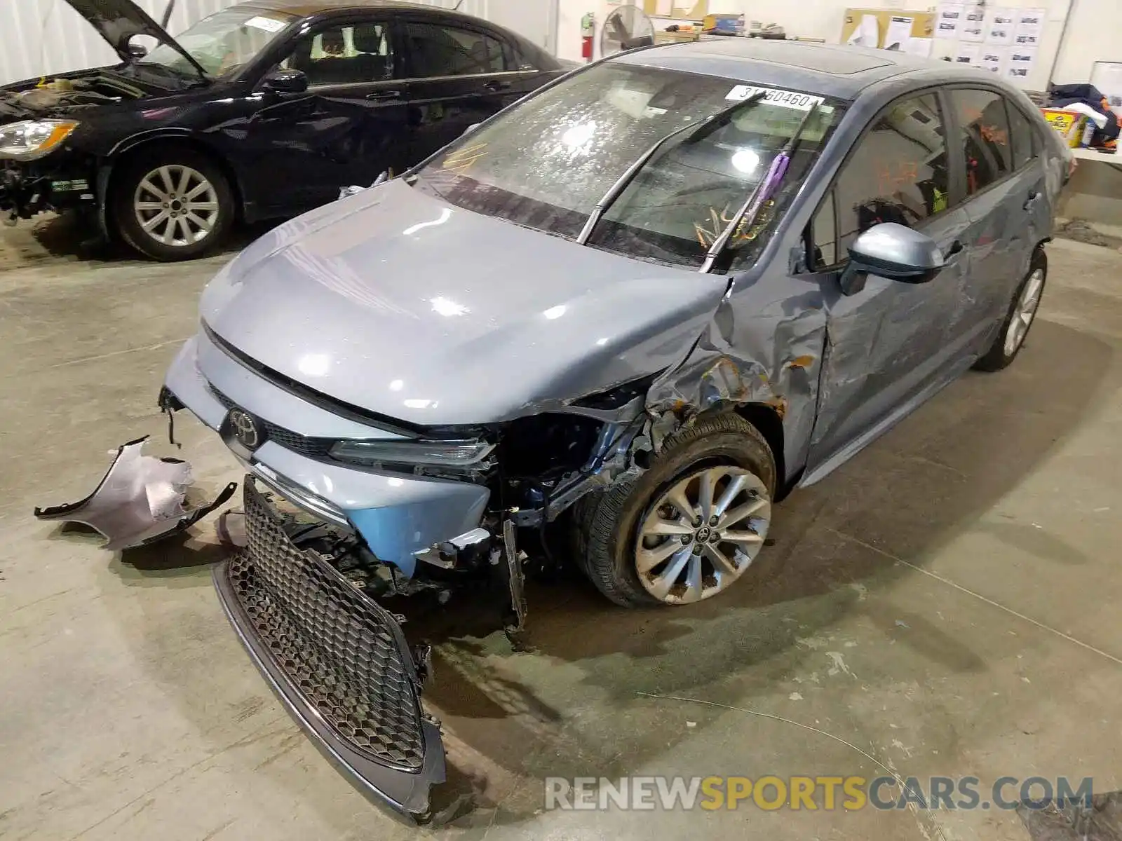 2 Photograph of a damaged car JTDHPRAE1LJ000617 TOYOTA COROLLA 2020