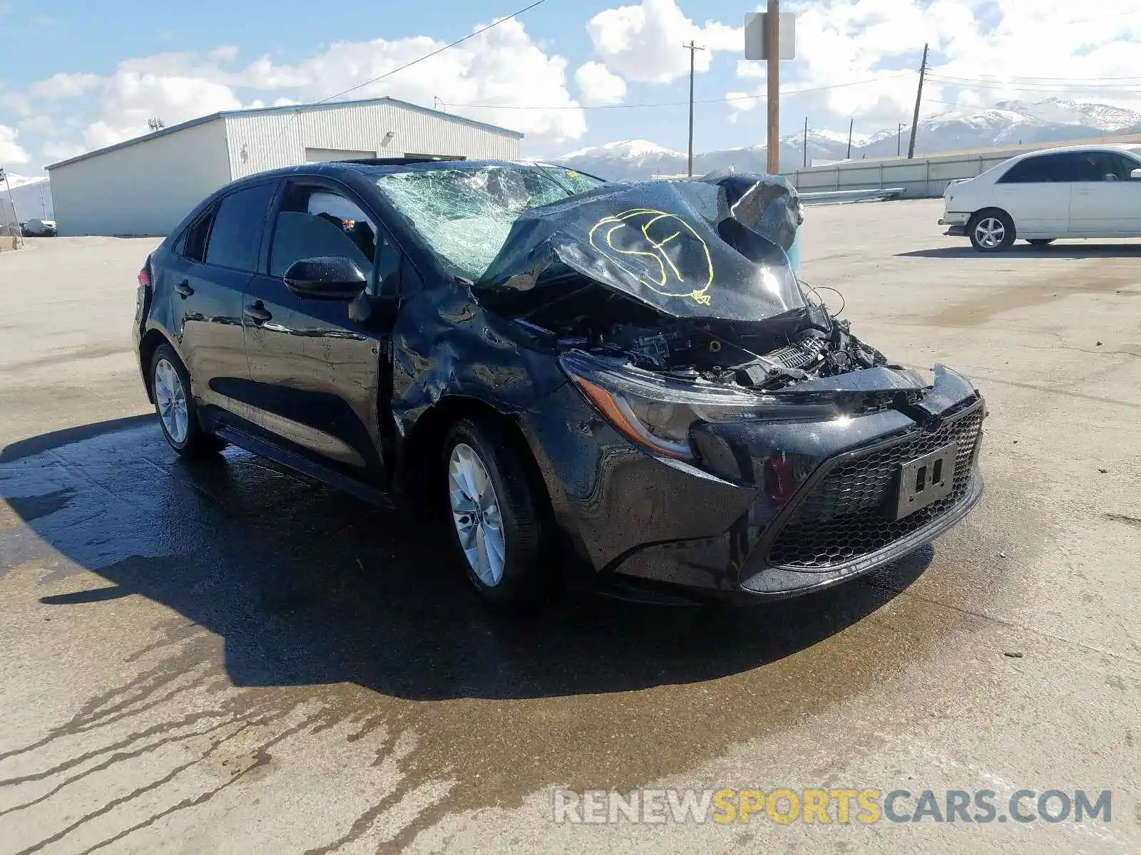 1 Photograph of a damaged car JTDHPRAE1LJ001606 TOYOTA COROLLA 2020