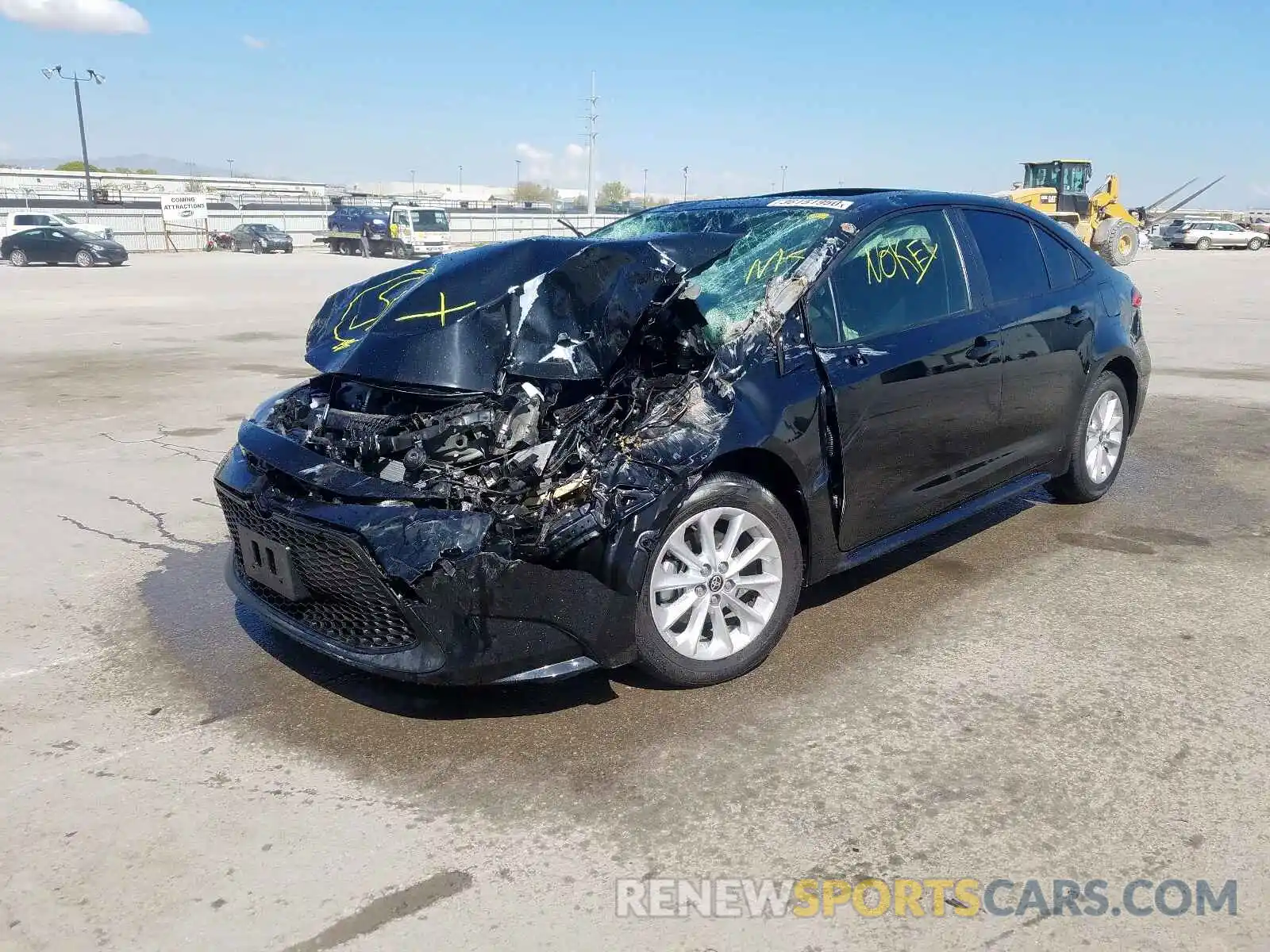 2 Photograph of a damaged car JTDHPRAE1LJ001606 TOYOTA COROLLA 2020