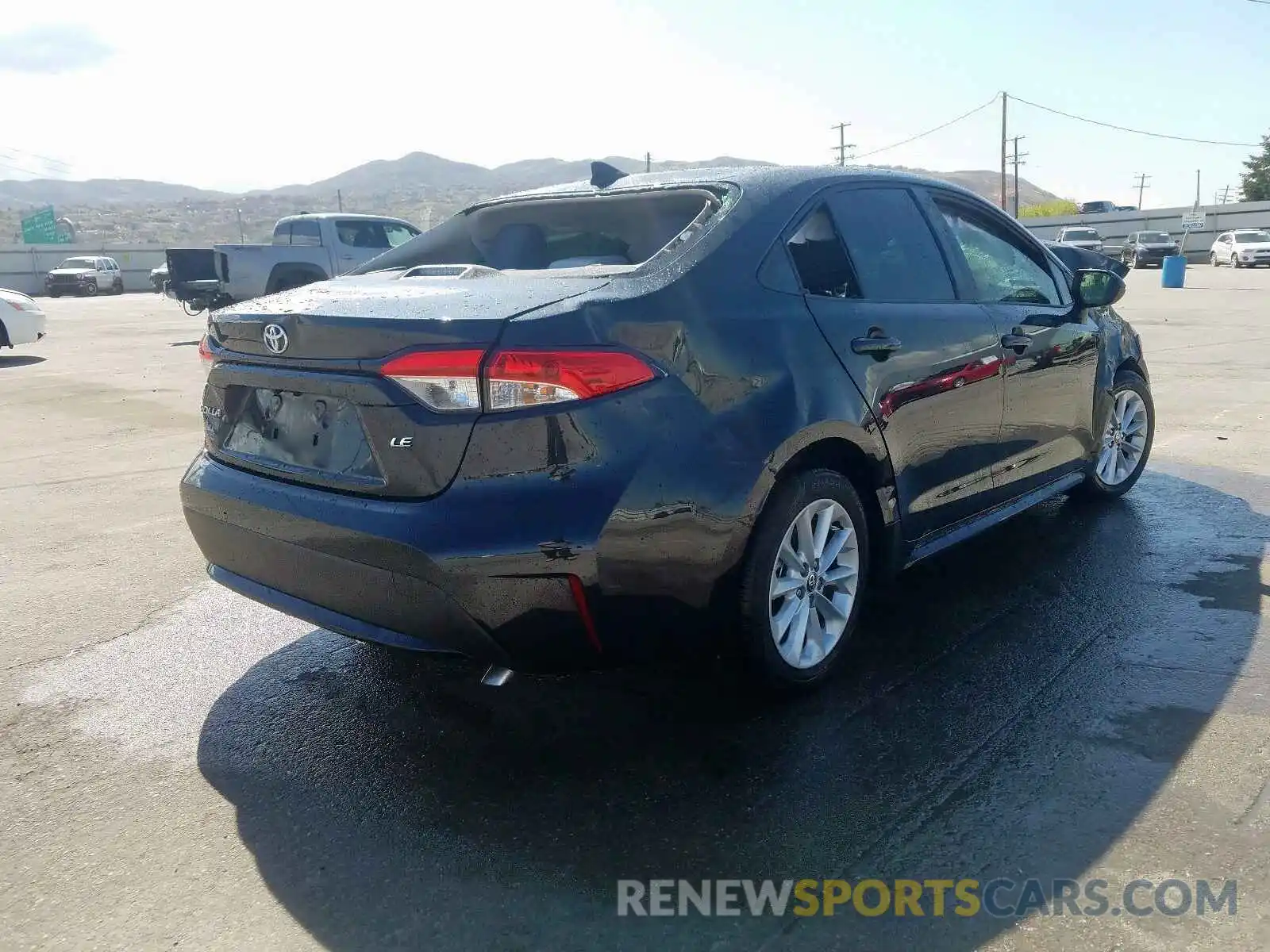 4 Photograph of a damaged car JTDHPRAE1LJ001606 TOYOTA COROLLA 2020